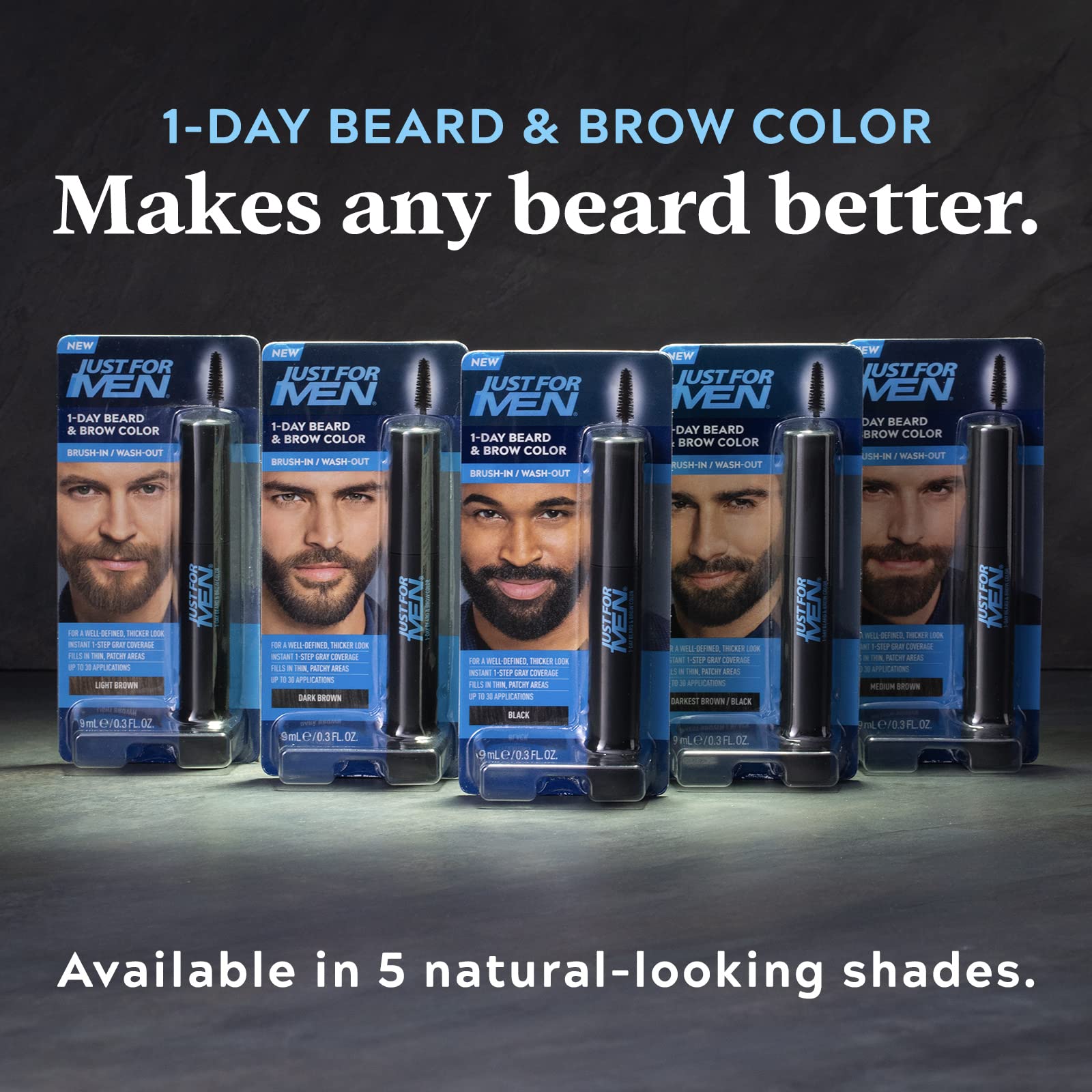 Foto 6 | Color Para Barba Y Cejas Solo Para Hombres, 1 Día, Marrón Medio - Venta Internacional.