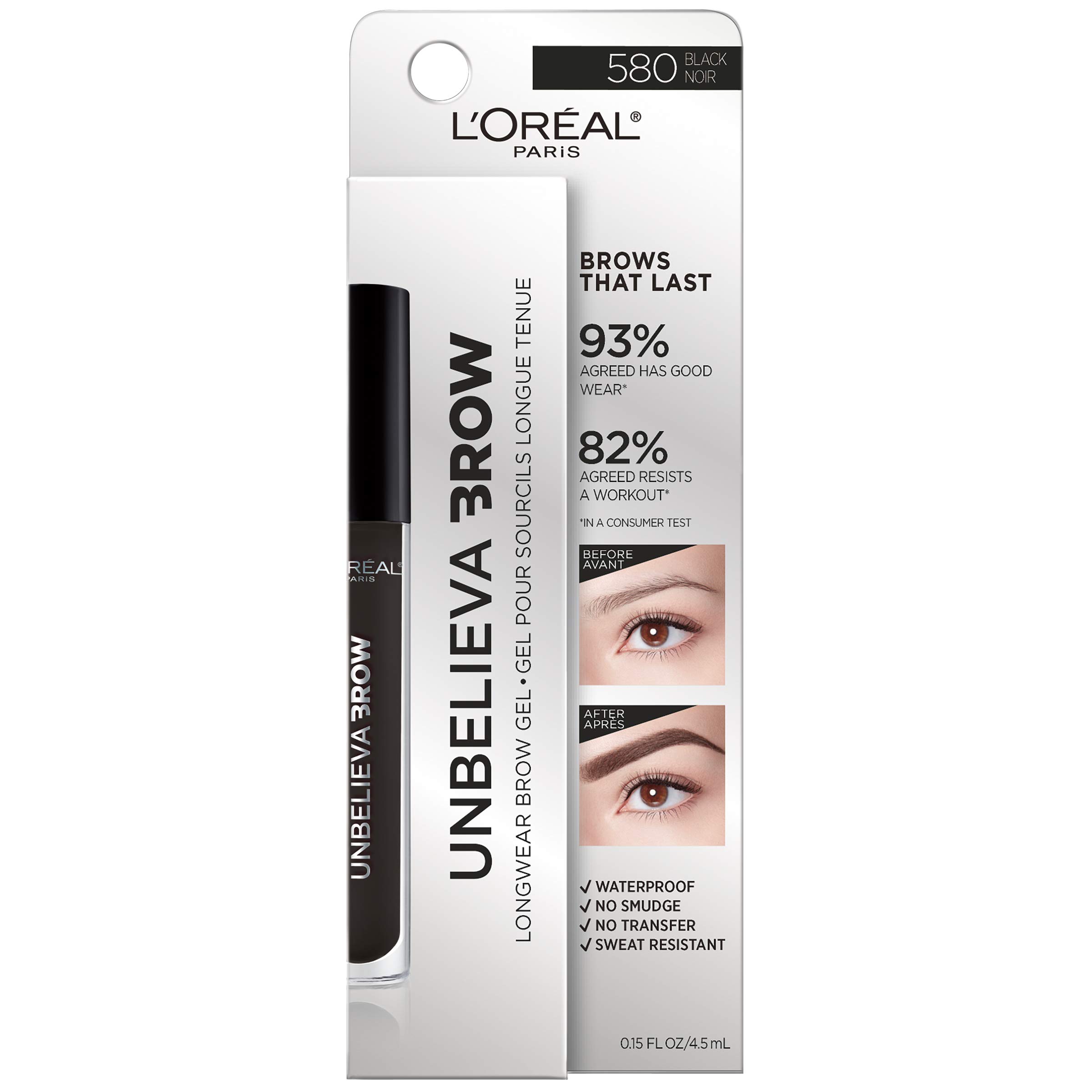 Foto 3 pulgar | Gel Para Cejas L'oreal Paris Unbelieva-brow Waterproof, Negro, 4,5 Ml - Venta Internacional.