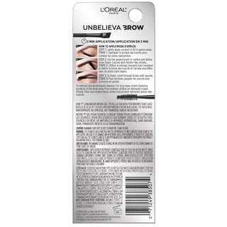 Foto 3 | Gel Para Cejas L'oreal Paris Unbelieva-brow Waterproof, Negro, 4,5 Ml - Venta Internacional.