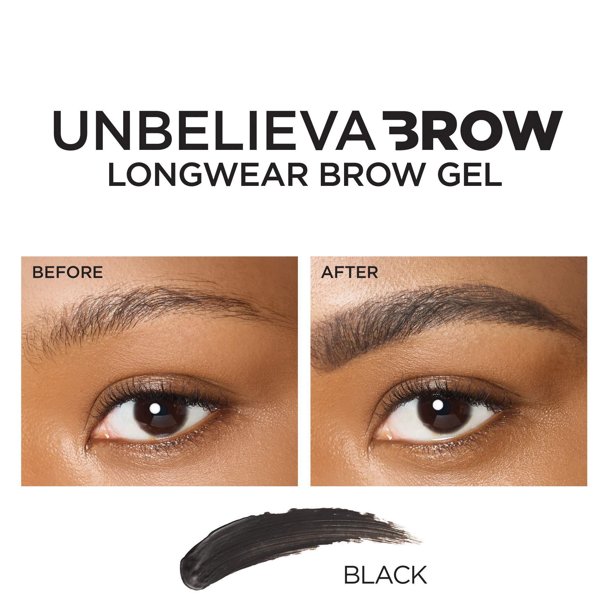 Foto 6 pulgar | Gel Para Cejas L'oreal Paris Unbelieva-brow Waterproof, Negro, 4,5 Ml - Venta Internacional.