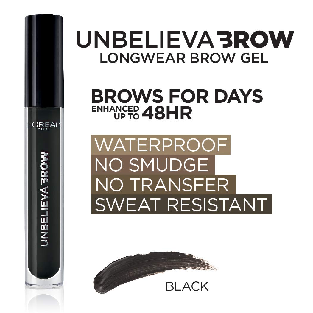 Foto 7 pulgar | Gel Para Cejas L'oreal Paris Unbelieva-brow Waterproof, Negro, 4,5 Ml - Venta Internacional.