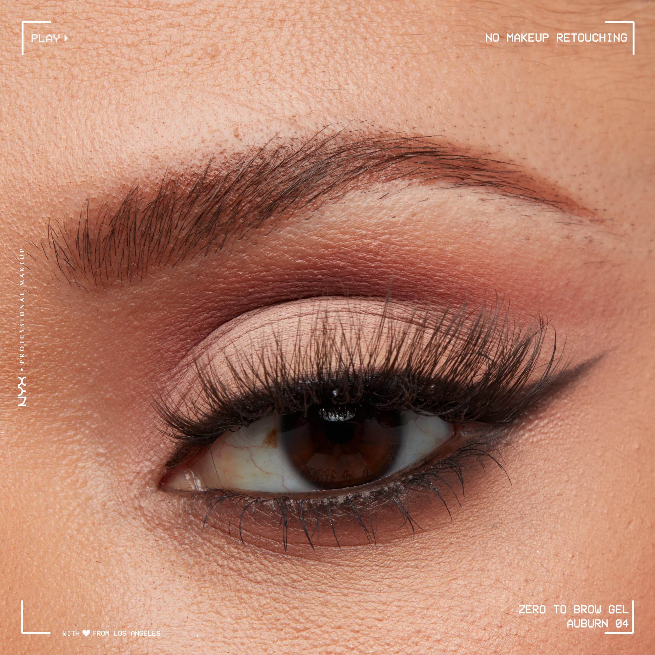 Foto 5 pulgar | Gel Para Cejas Nyx Professional Makeup Zero To Brow Auburn - Venta Internacional.