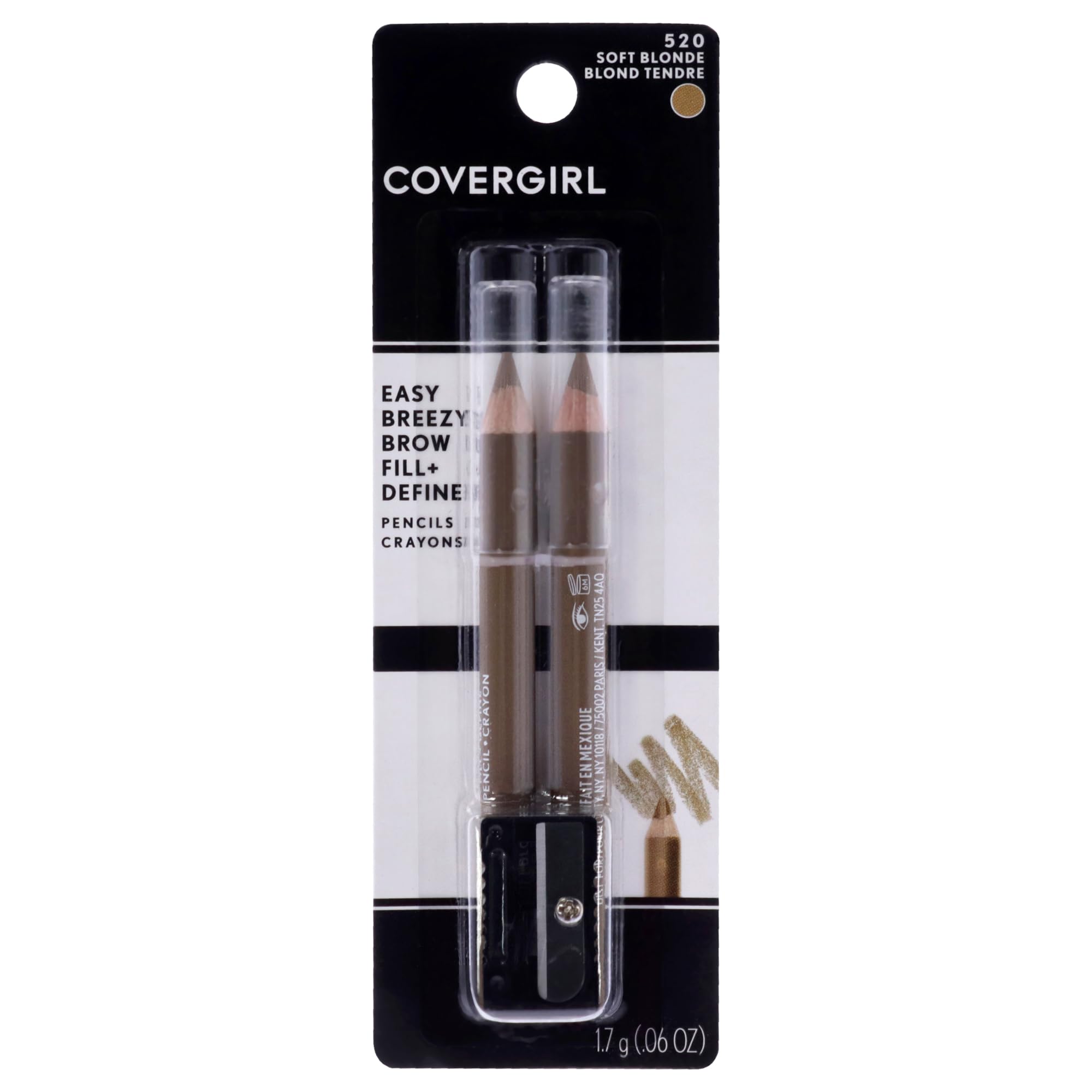 Foto 2 pulgar | Lápiz Para Cejas Covergirl Easy Breezy Brow Fill + Define - Venta Internacional.