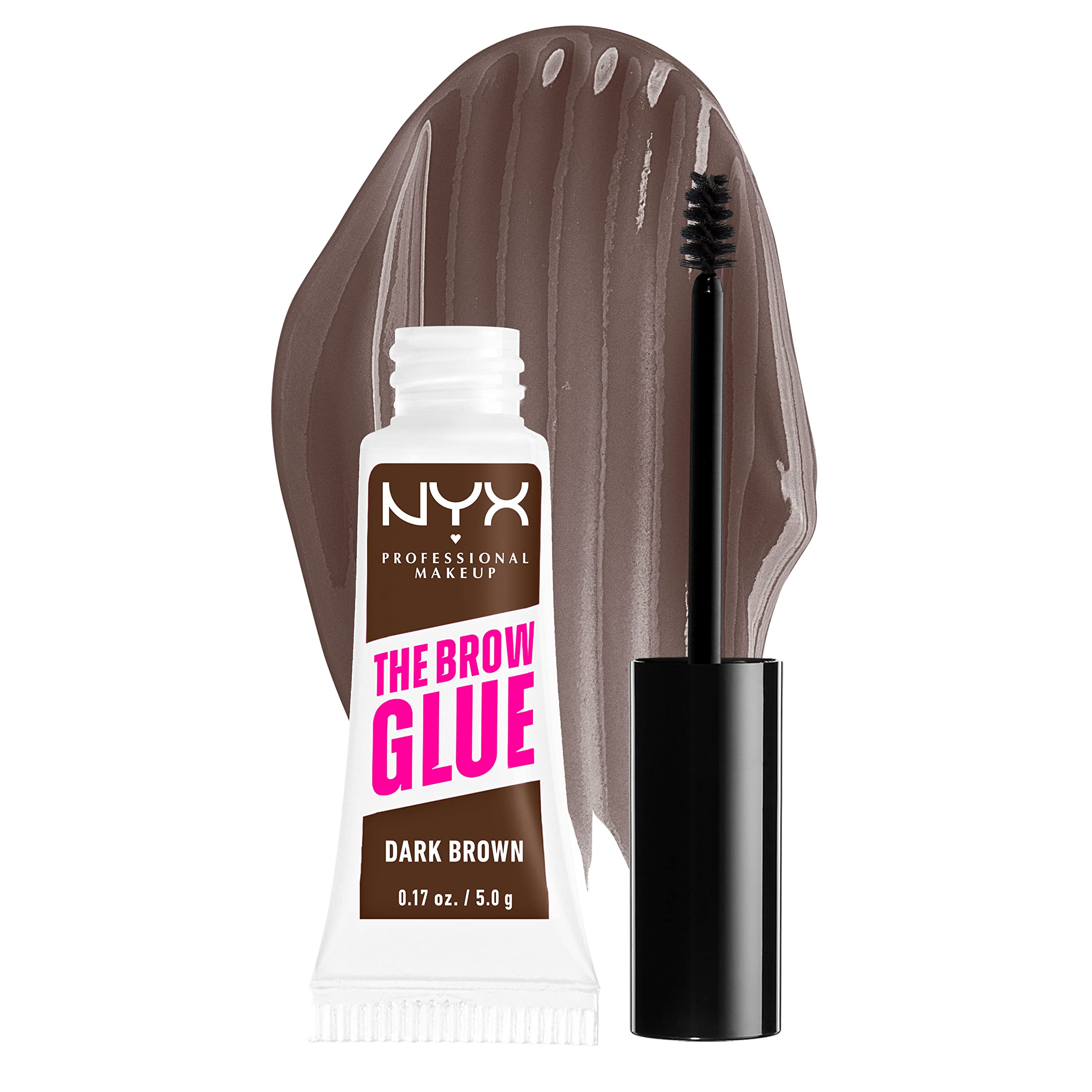 Foto 2 pulgar | Gel Para Cejas Nyx Professional Makeup The Brow Glue Marrón Oscuro - Venta Internacional.