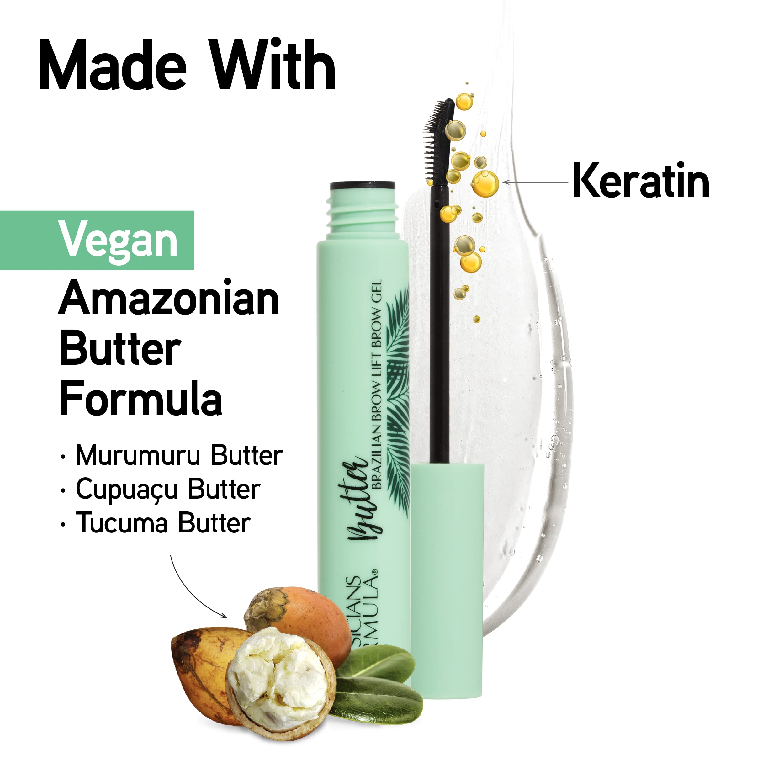 Foto 6 pulgar | Gel Para Cejas Physicians Formula Butter Brazilian Brow Lift Clear - Venta Internacional.