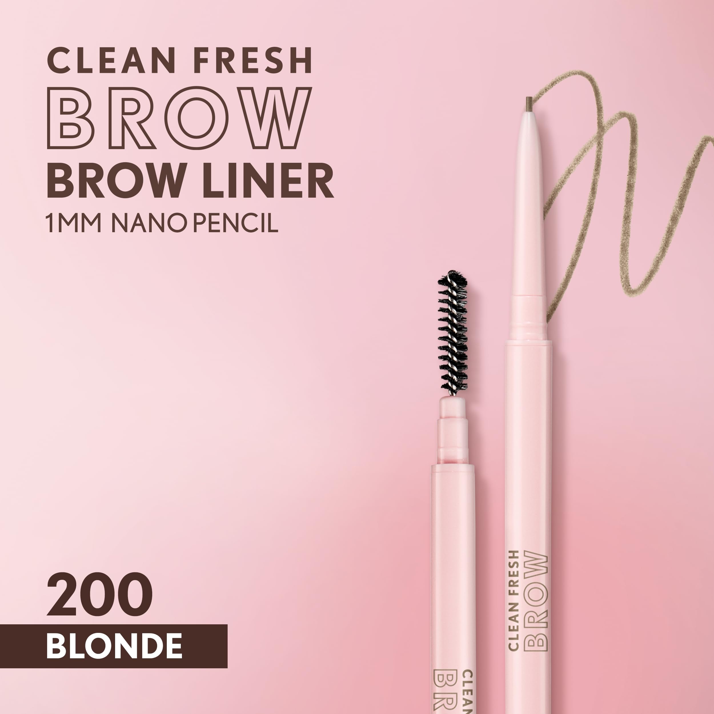 Foto 3 pulgar | Lápiz De Cejas Covergirl Clean Fresh Brow Nano 200 Blonde - Venta Internacional.