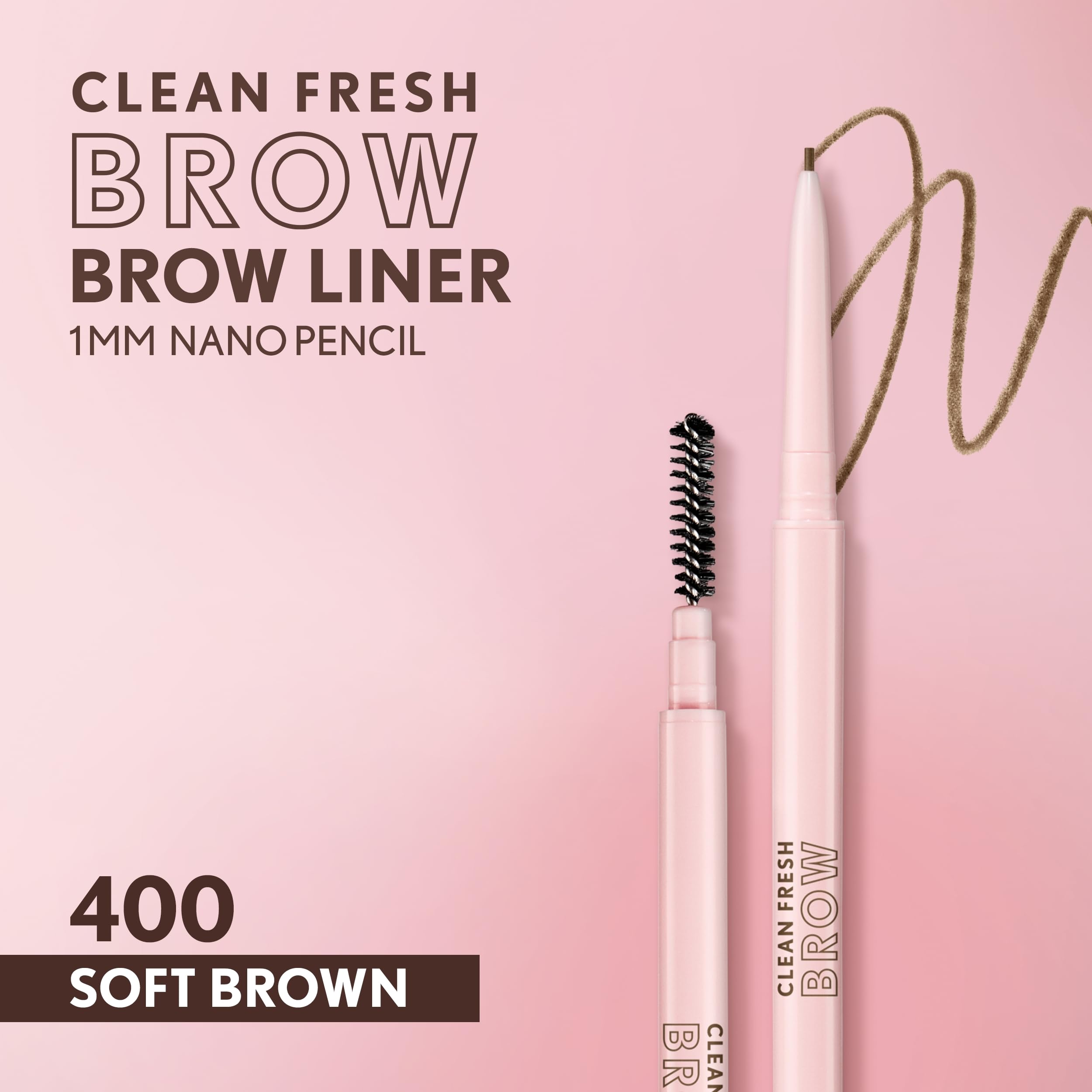 Foto 3 pulgar | Lápiz De Cejas Covergirl Clean Fresh Brow Nano 400 Soft Brown - Venta Internacional.