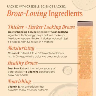 Foto 6 | Gel Y Sérum Para Cejas Grandebrow 2 En 1, Teñido En Color Topo - Venta Internacional.