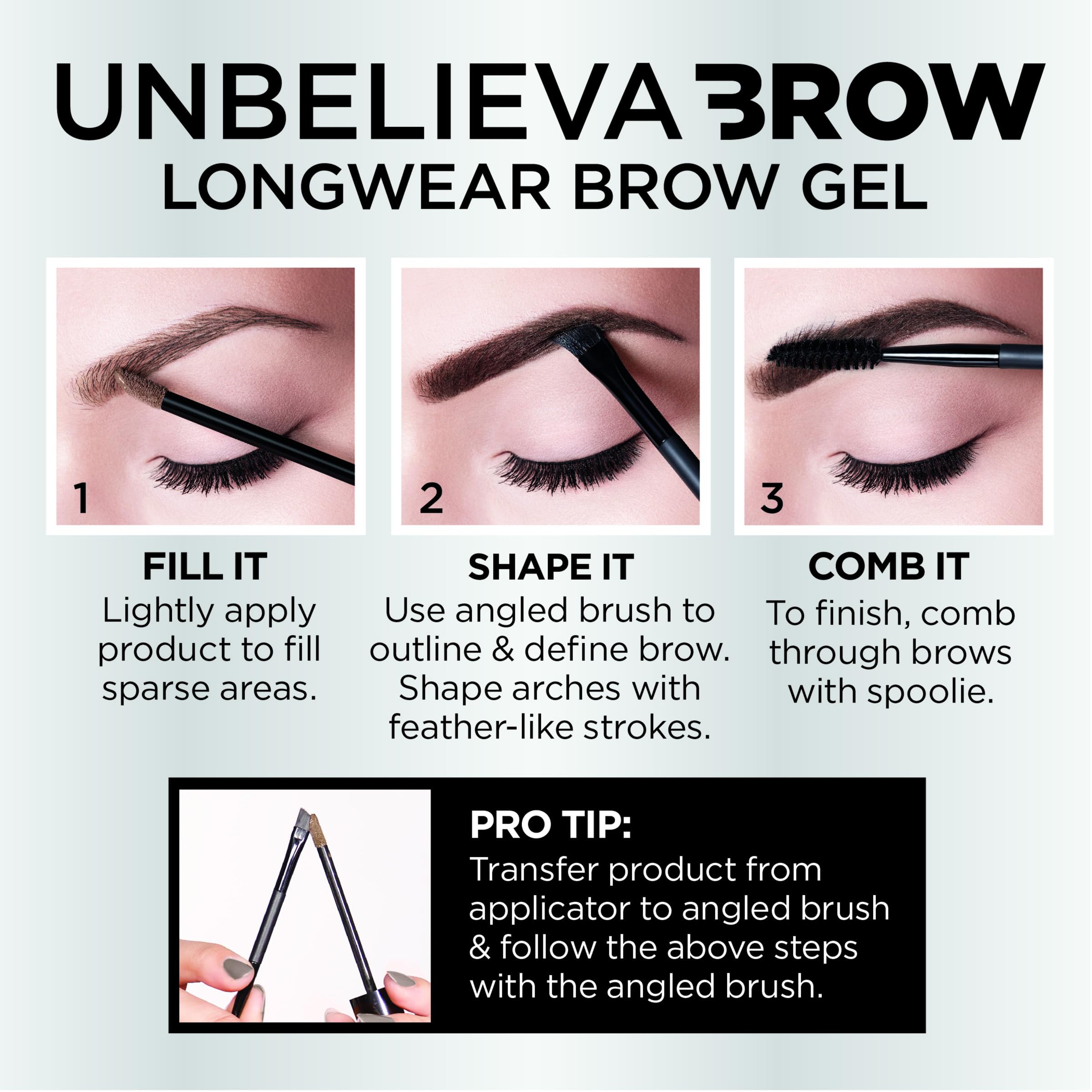 Foto 7 pulgar | Gel Para Cejas L'oreal Paris Unbelieva-brow Waterproof Brunette 4,5 Ml - Venta Internacional.