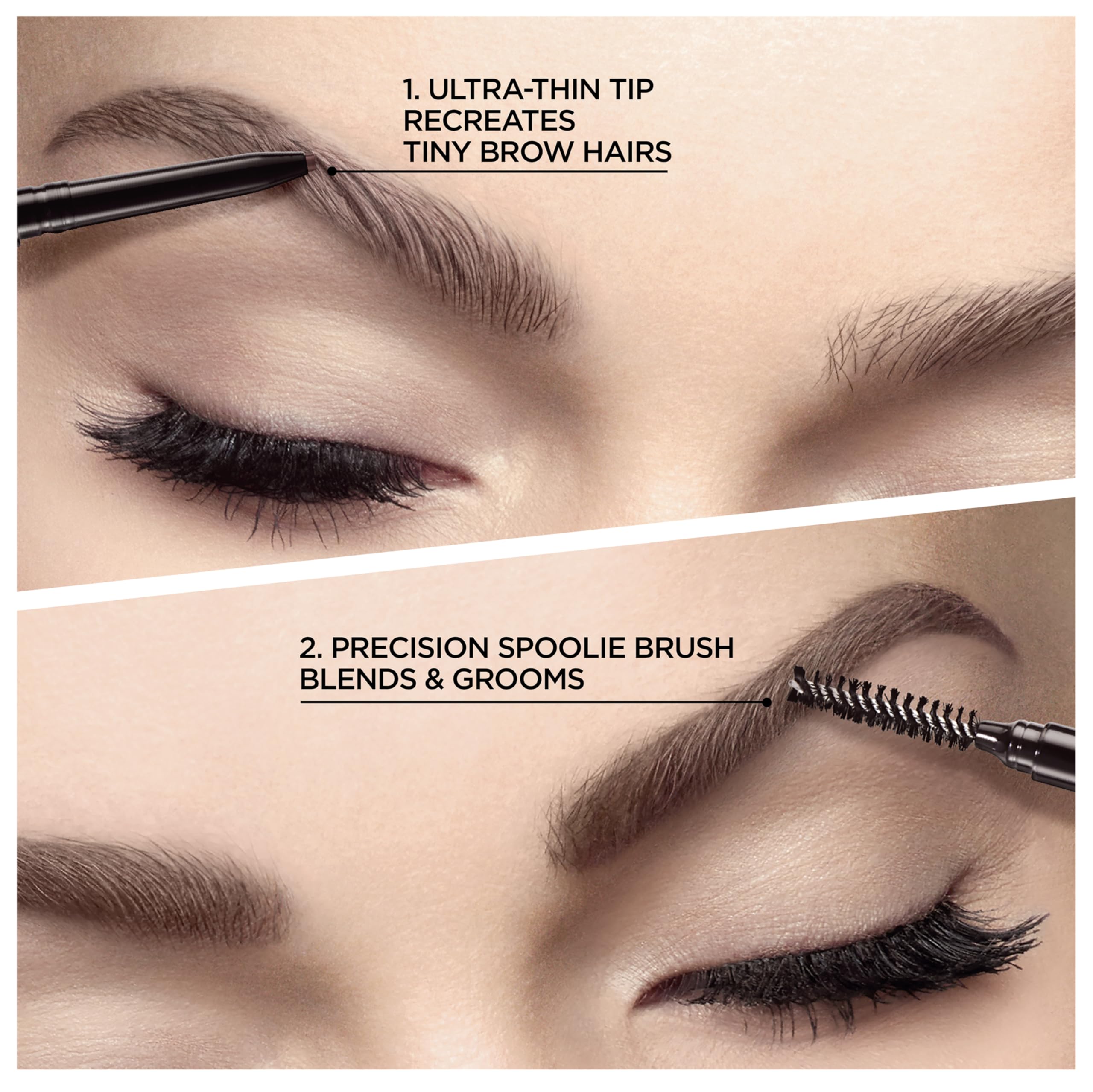 Foto 2 | Lápiz De Cejas L'oreal Paris Brow Definer Waterproof Black - Venta Internacional.