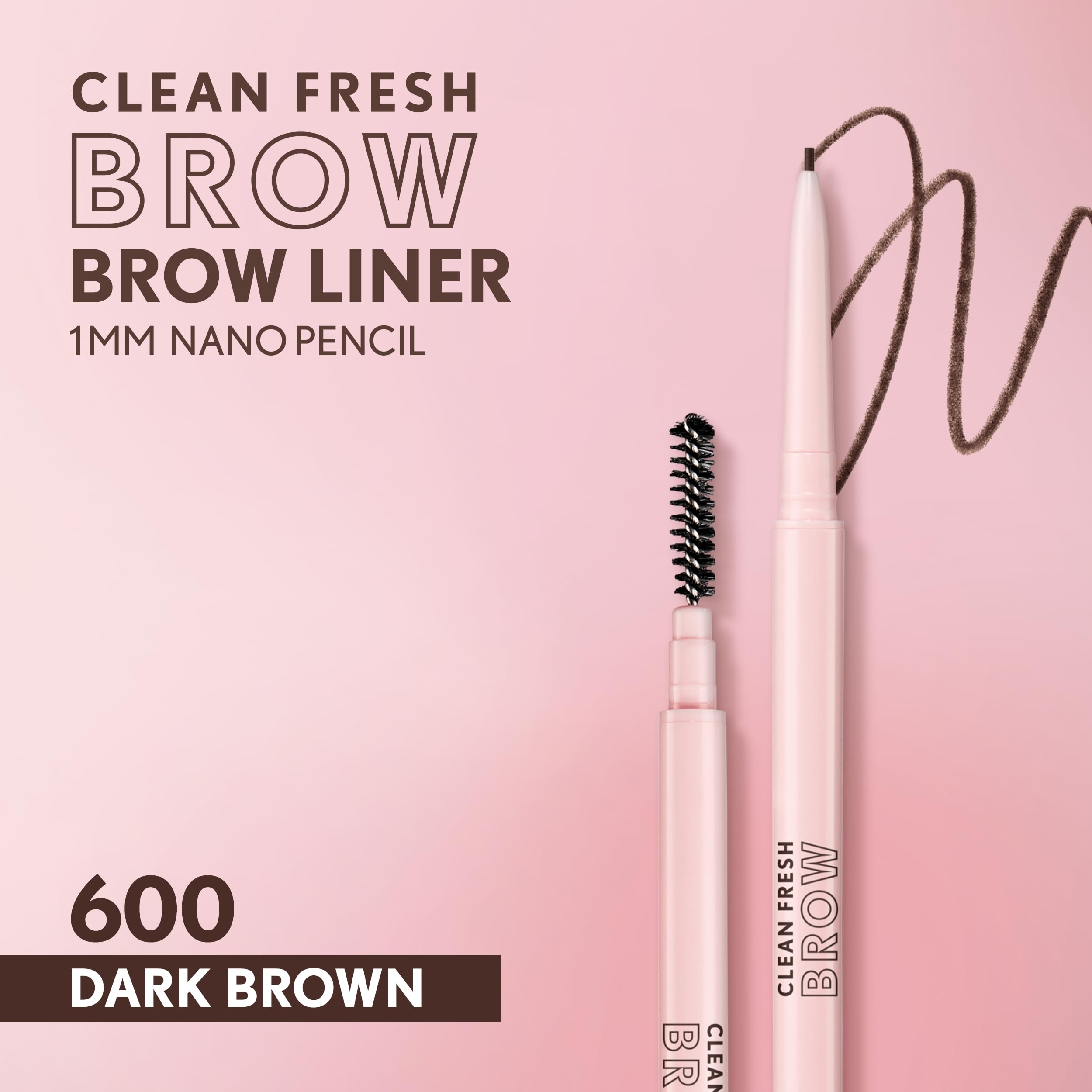 Foto 3 pulgar | Lápiz De Cejas Covergirl Clean Fresh Brow Nano 600 Dark Brown - Venta Internacional.