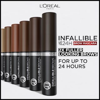 Foto 3 | Máscara Para Cejas L'oreal Paris, Infalible, Voluminizadora, 24 Horas, 6 Ml - Venta Internacional.