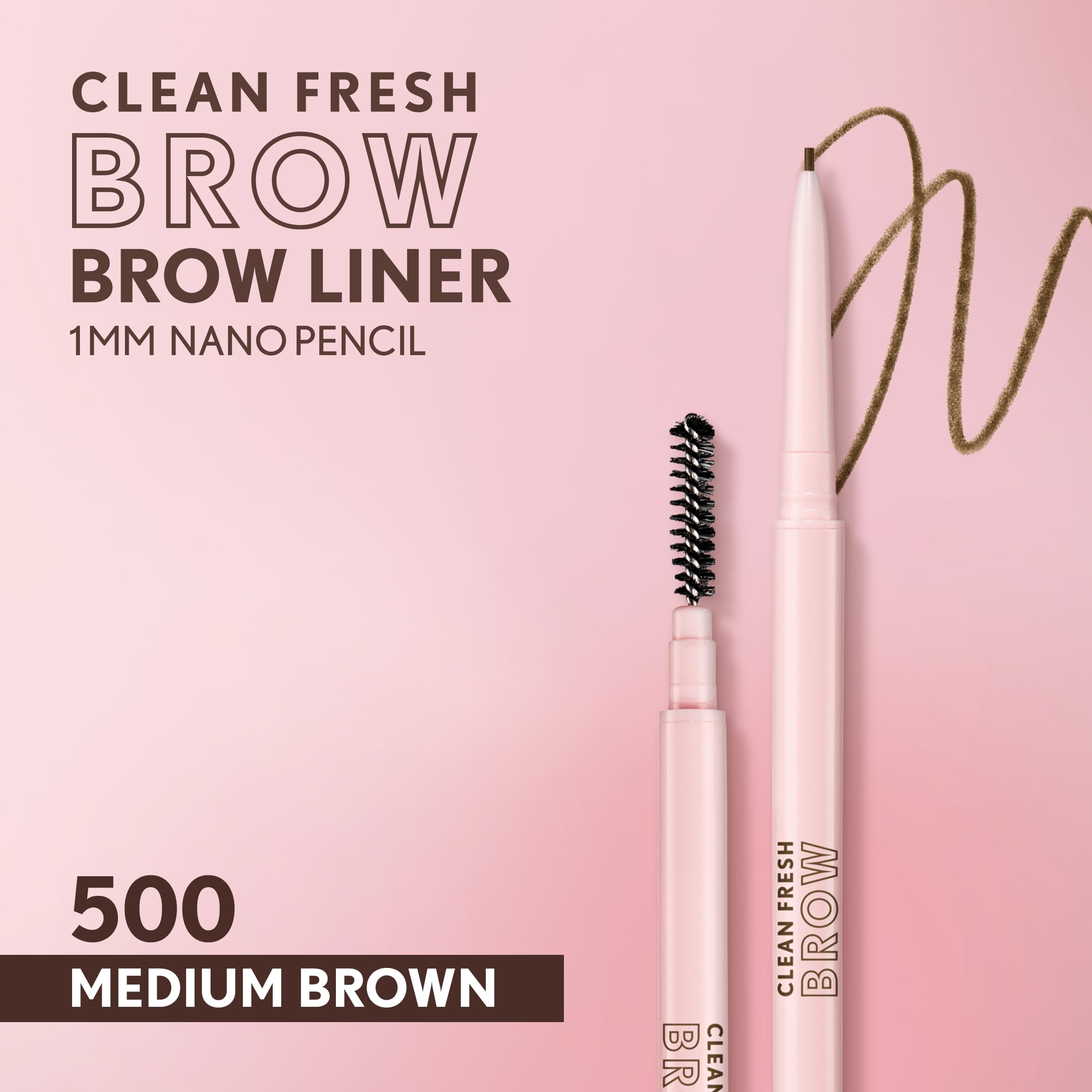 Foto 3 pulgar | Lápiz De Cejas Covergirl Clean Fresh Brow Nano 500 Medium Brown - Venta Internacional.