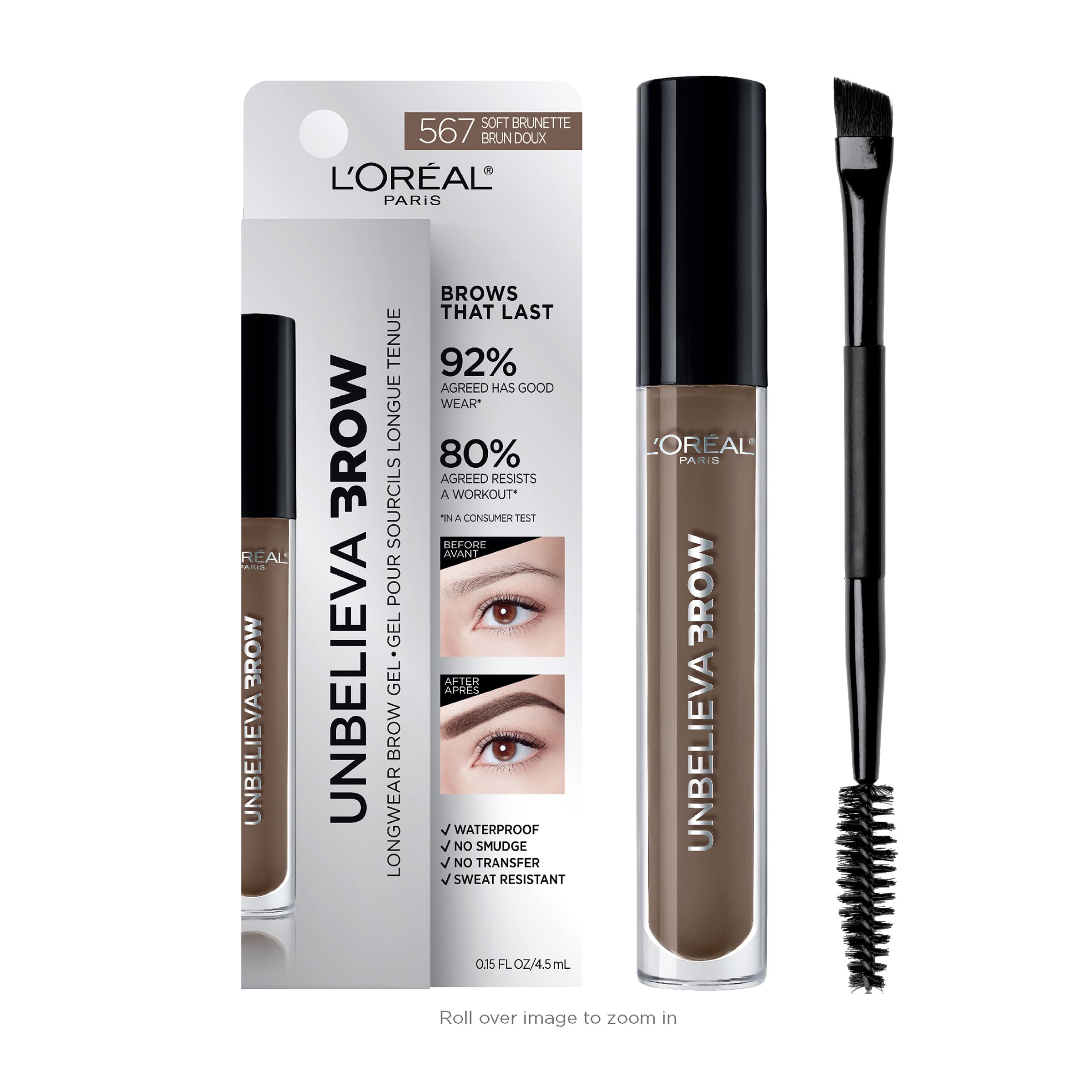 Foto 2 pulgar | Gel Para Cejas L'oreal Paris Unbelieva-brow Soft Brunette 4,5 Ml - Venta Internacional.