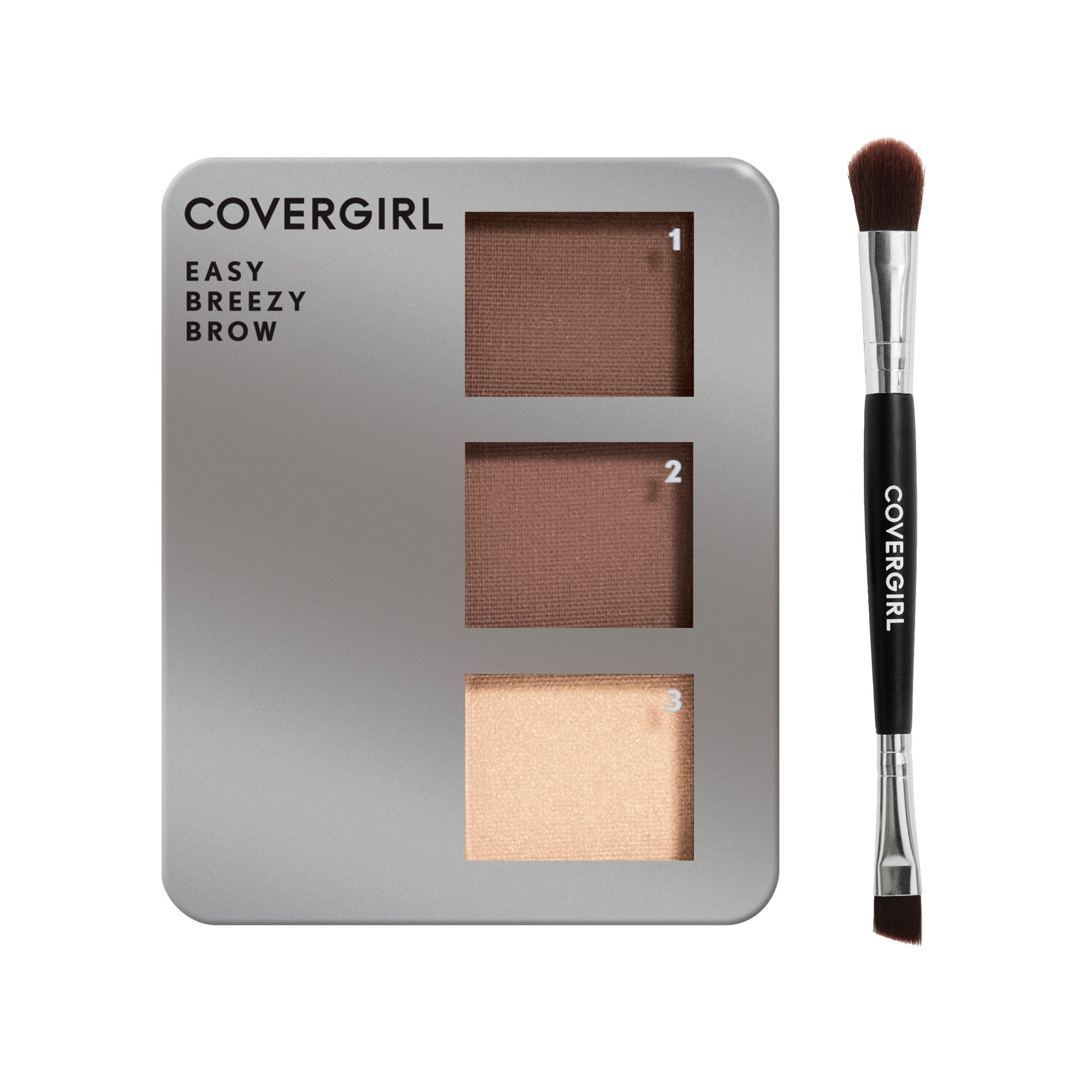 Kit De Polvos Para Cejas Covergirl Easy Breezy Con Brocha, 100% Libre De Crueldad Animal - Venta Internacional.