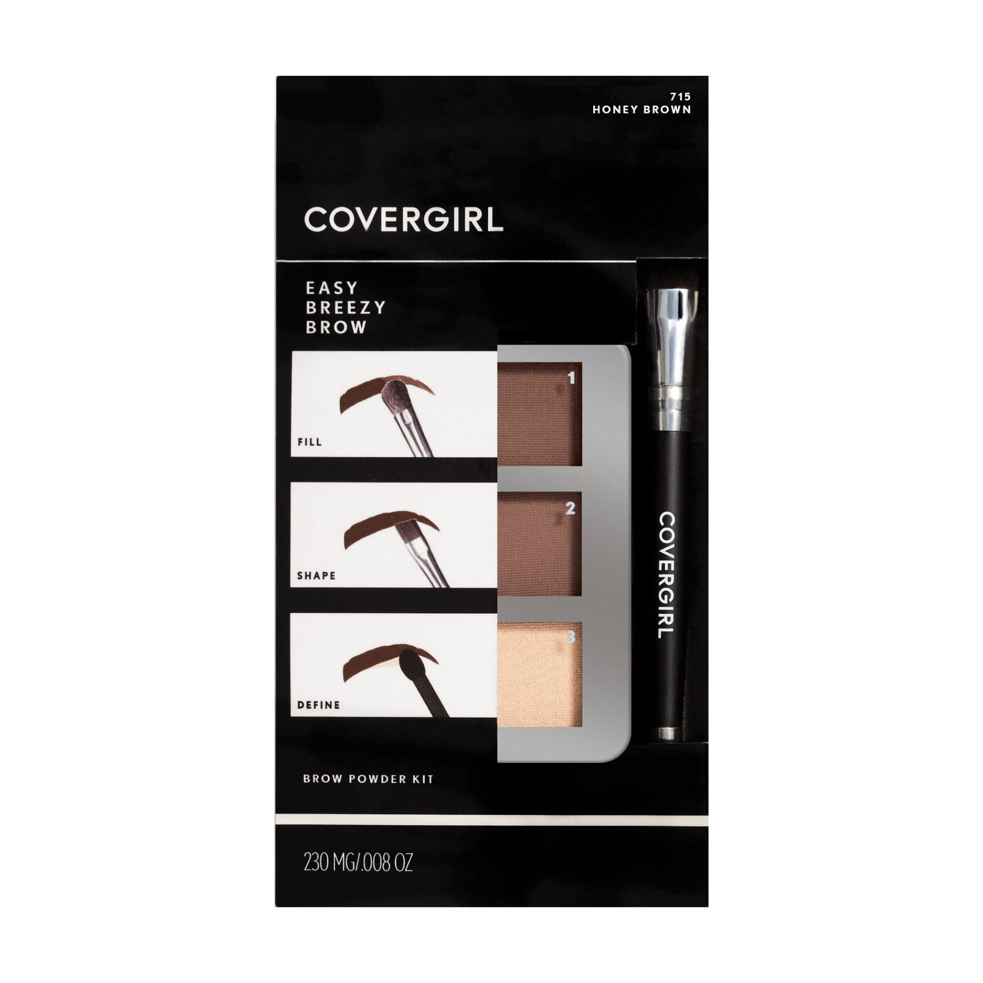 Foto 4 pulgar | Kit De Polvos Para Cejas Covergirl Easy Breezy Con Brocha, 100% Libre De Crueldad Animal - Venta Internacional.