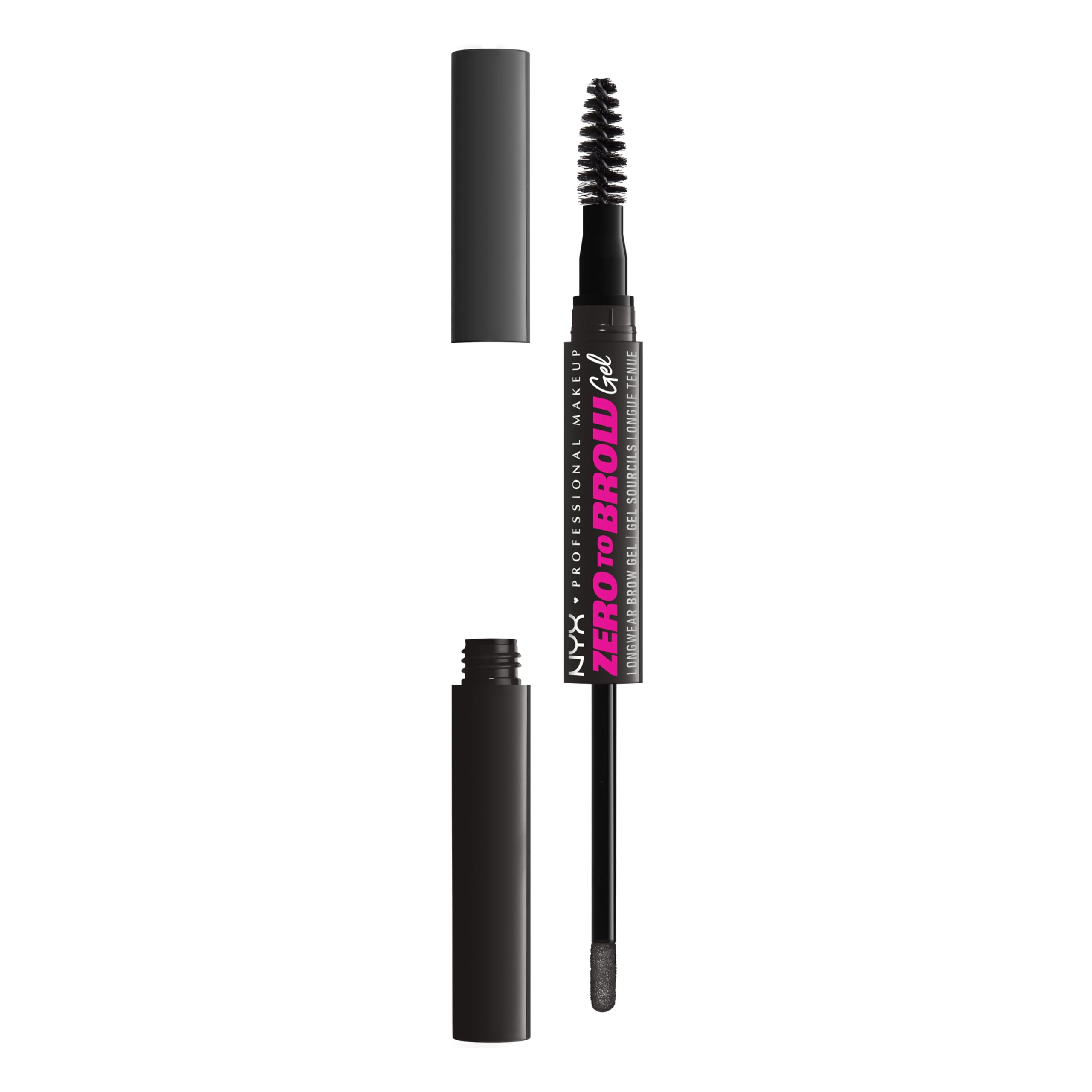 Foto 2 pulgar | Gel Para Cejas Nyx Professional Makeup Zero To Brow Black - Venta Internacional.