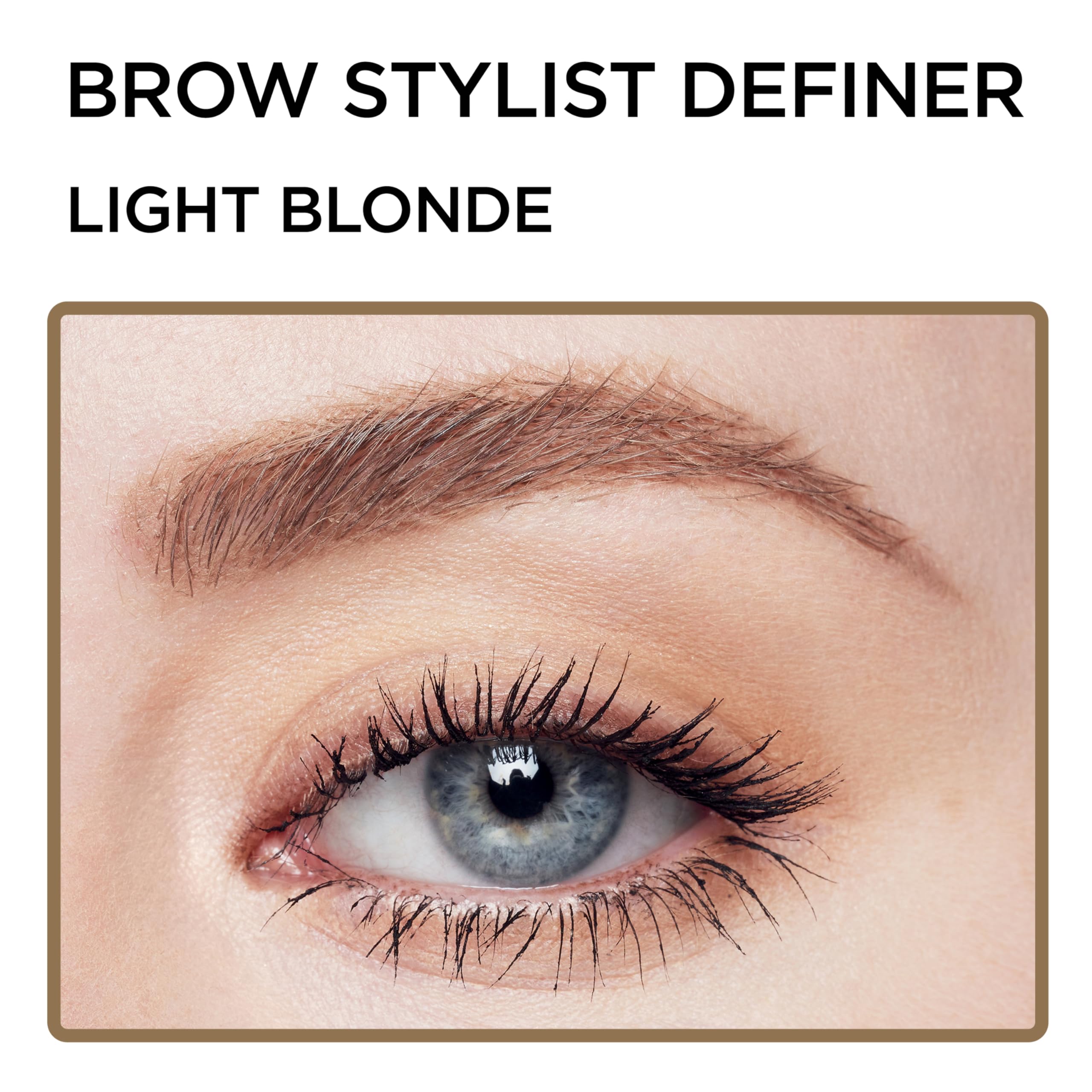 Foto 5 pulgar | Lápiz De Cejas L'oreal Paris Brow Definer Waterproof Blonde - Venta Internacional.