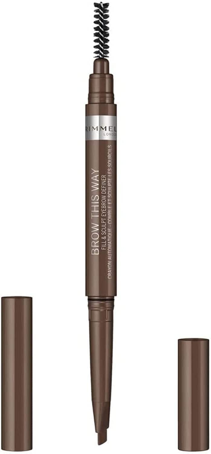 Definedor De Cejas Rimmel Brow This Way Fill & Sculppt, Marrón Medio - Venta Internacional.