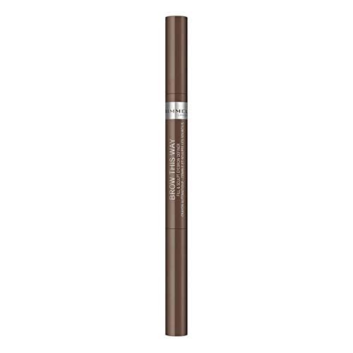 Foto 7 | Definedor De Cejas Rimmel Brow This Way Fill & Sculppt, Marrón Medio - Venta Internacional.