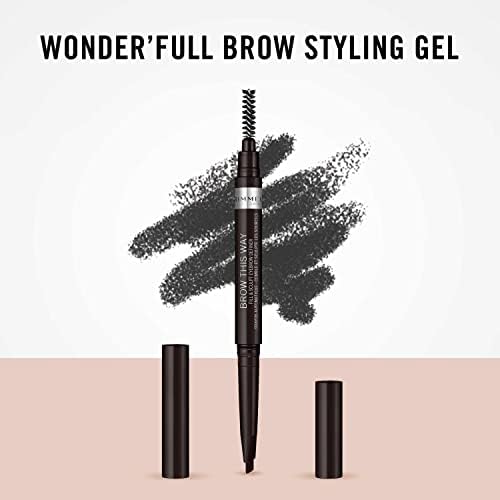 Foto 5 | Definedor De Cejas Rimmel Brow This Way Fill & Sculpt, Color Negro Suave - Venta Internacional.