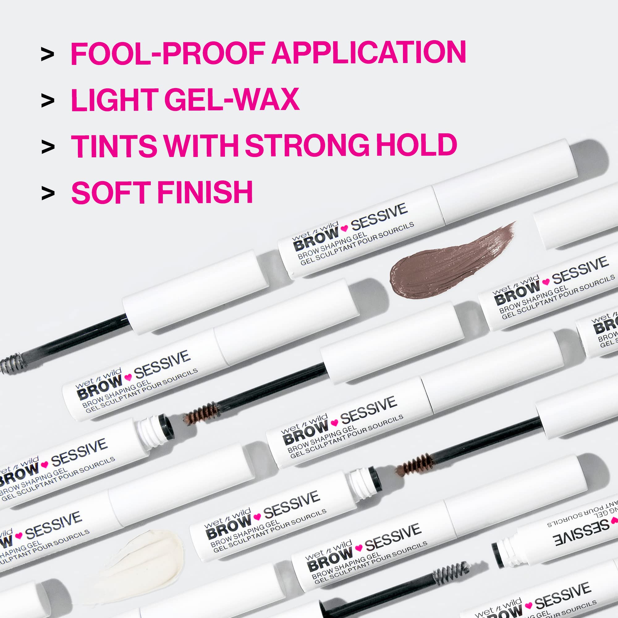 Foto 4 | Gel De Maquillaje Para Dar Forma A Las Cejas Wet N Wild Brow-sesisive Clear - Venta Internacional.