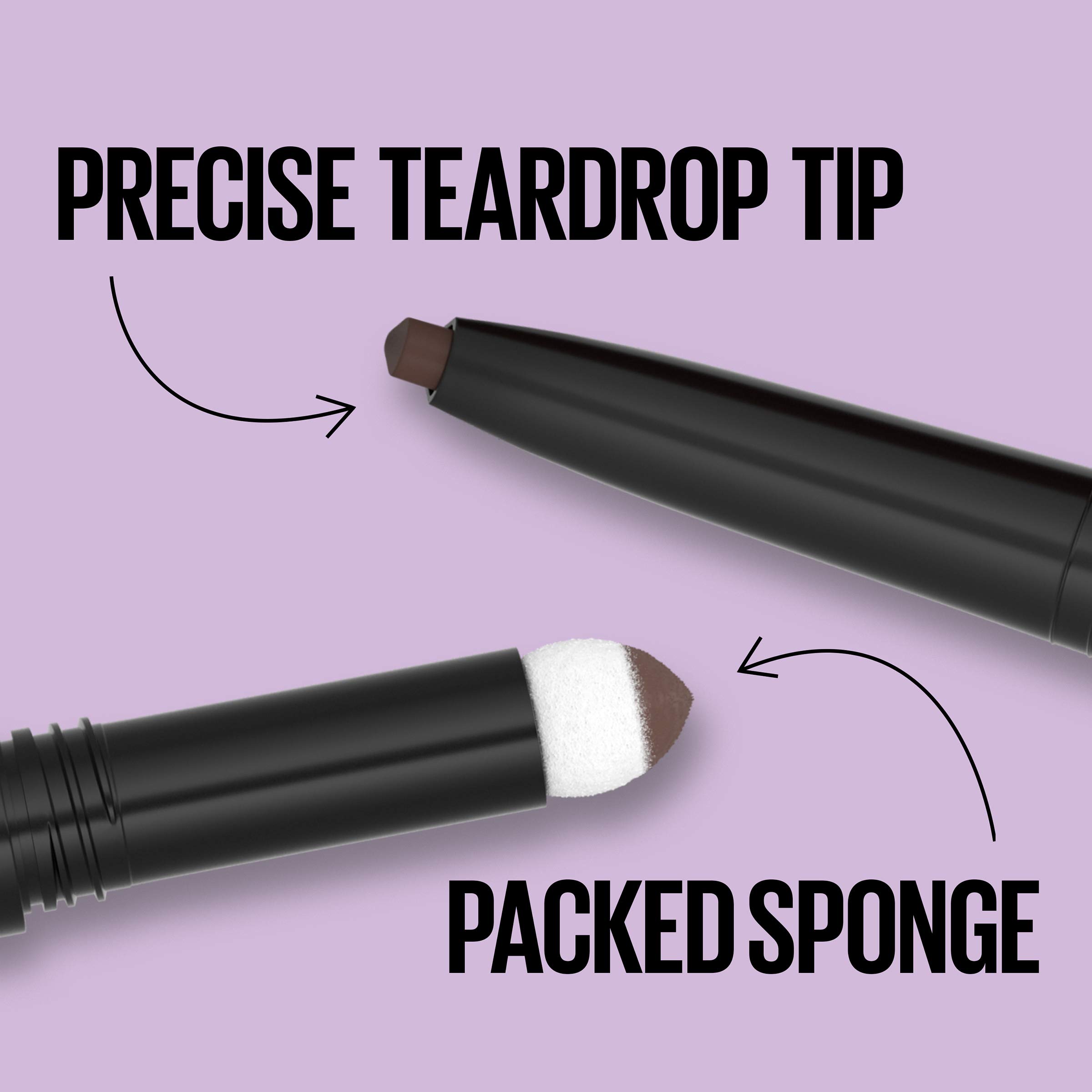 Foto 5 | Lápiz Y Polvo Para Cejas Maybelline Express Brow Black Brown - Venta Internacional.