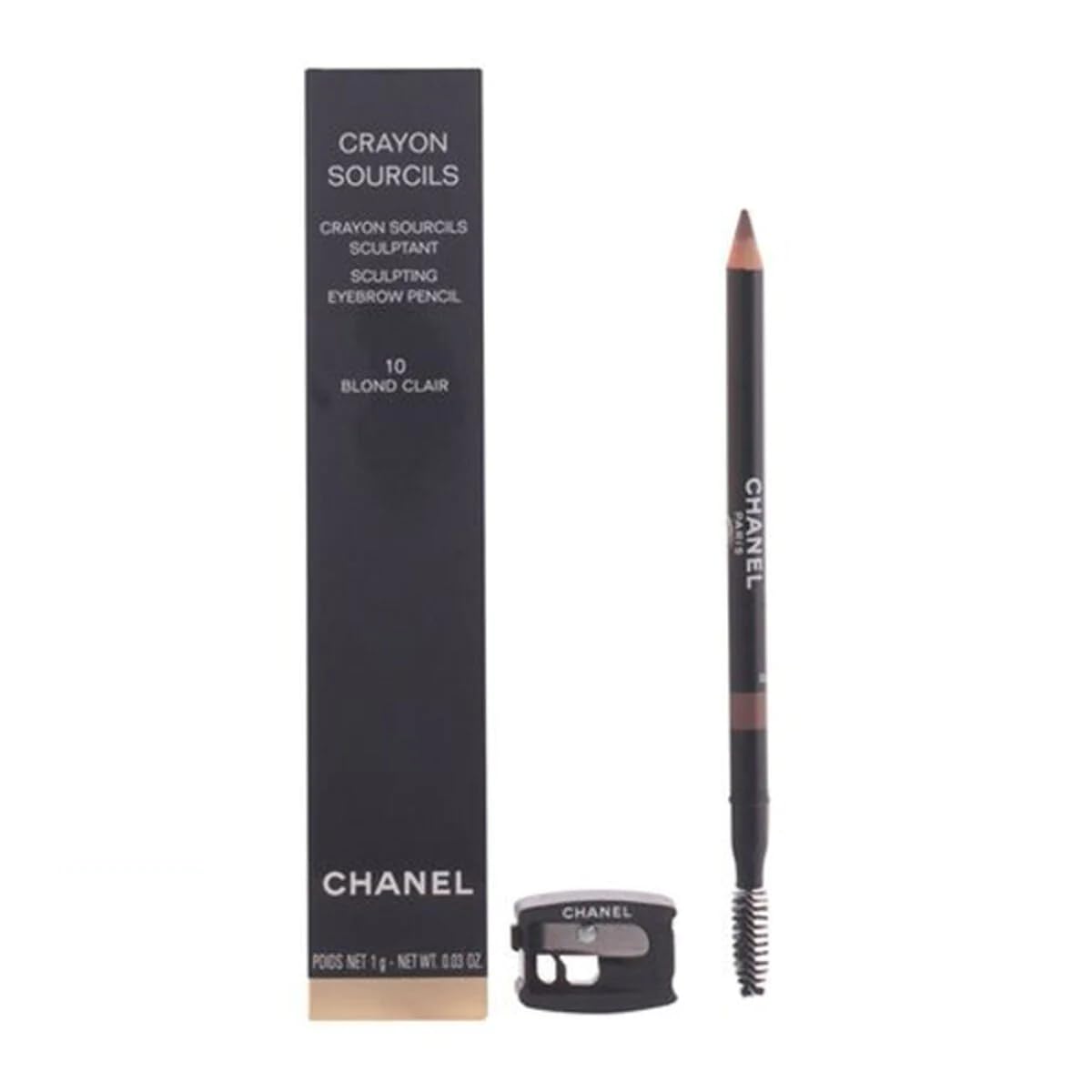 Lápiz De Cejas Chanel Crayon Sourcils Sculpting #10 Blond Clair - Venta Internacional.