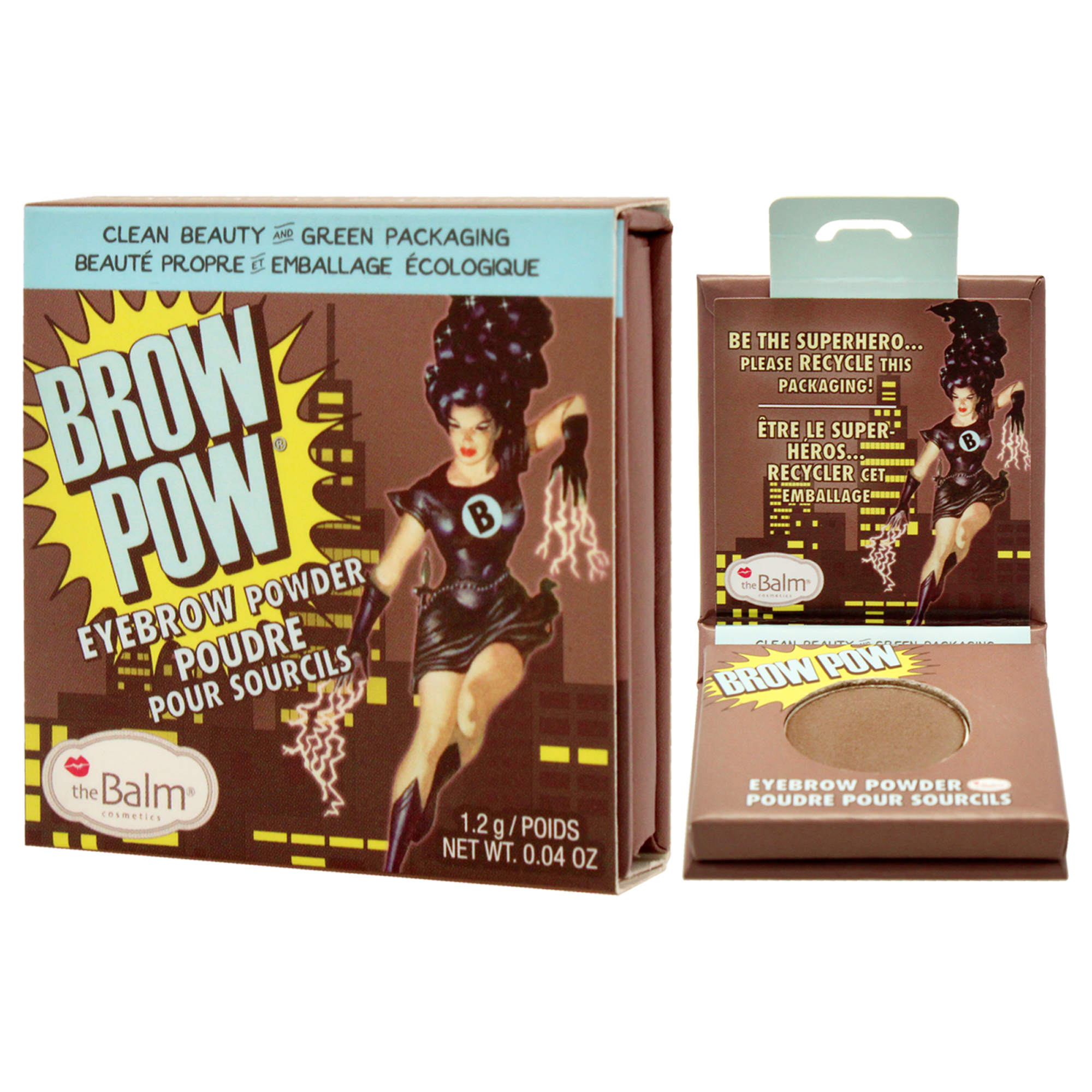 Foto 4 | Polvo Para Cejas The Balm Brow Pow, Marrón Oscuro, 1,2 Ml, Para Mujer - Venta Internacional.