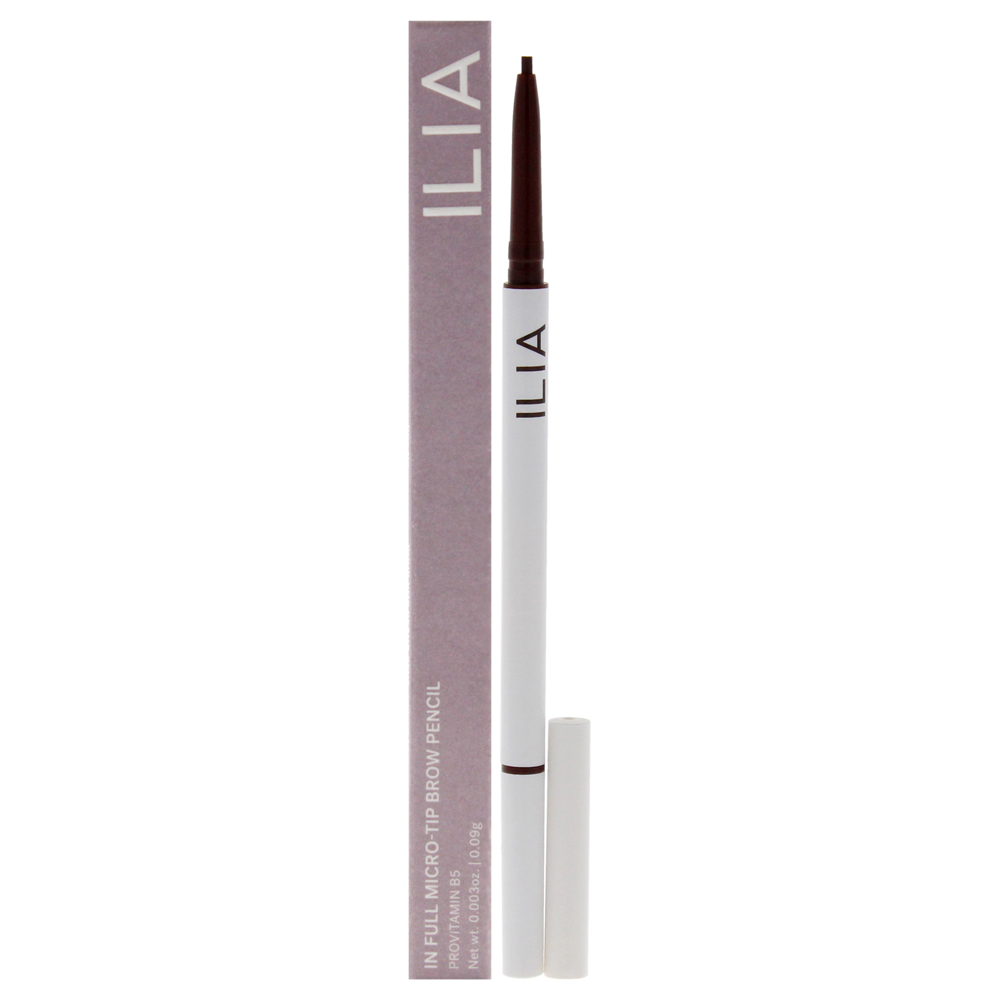 Lápiz De Cejas Ilia Beauty In Full Castaño, 0,1 Ml - Venta Internacional.