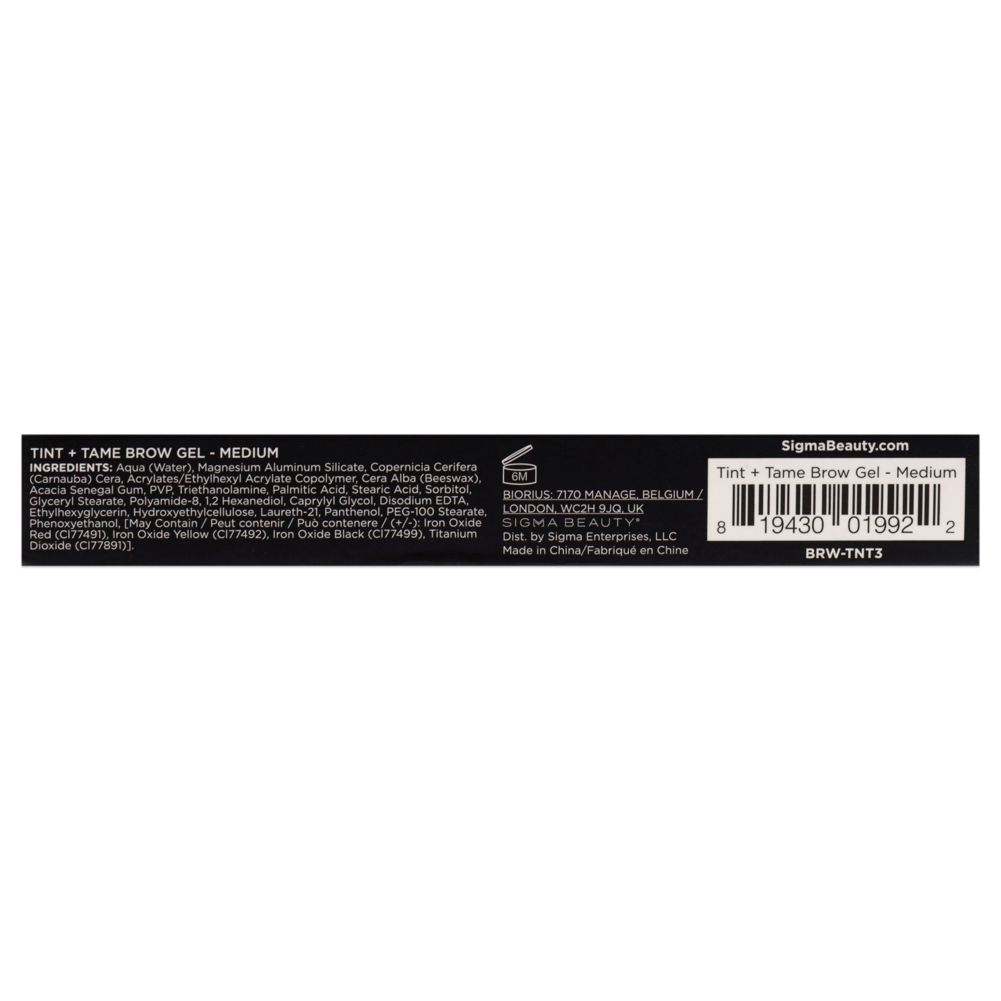 Foto 7 pulgar | Gel Para Cejas Tame, Tamaño Mediano, Para Mujer, De Sigma Beauty - Venta Internacional.