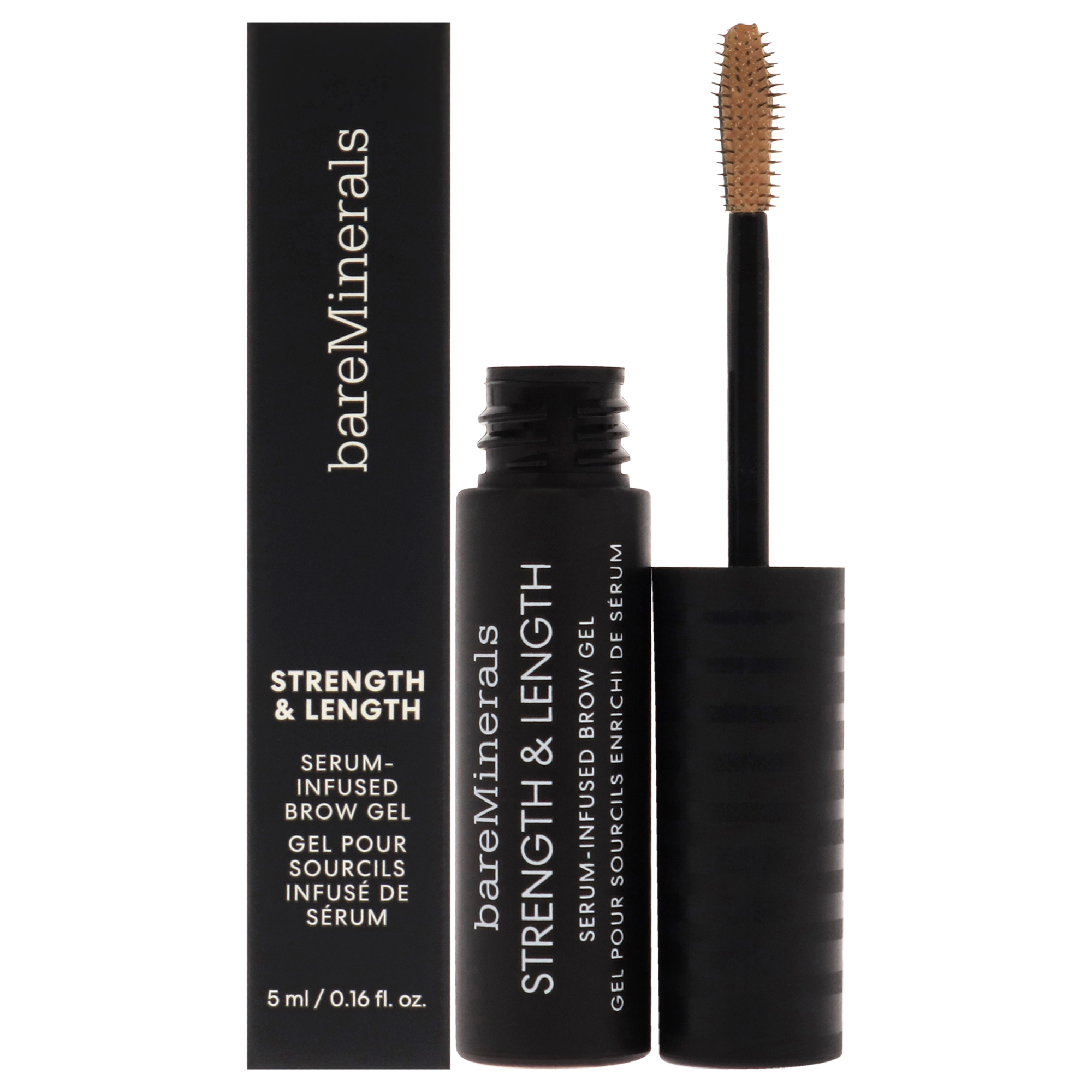 Gel Para Cejas Bareminerals, Sérum De Fuerza Y Longitud, Miel, 5 Ml - Venta Internacional.