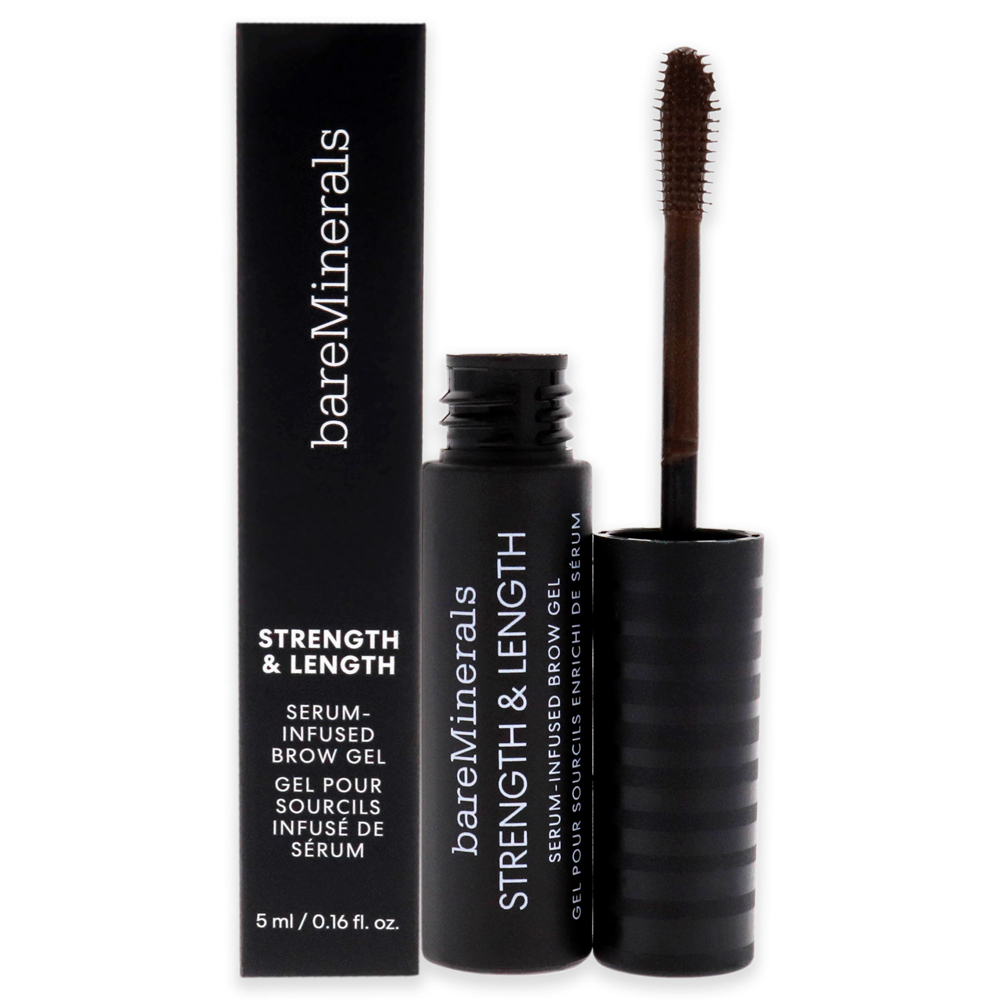 Gel Para Cejas Bareminerals, Color Café Fuerte Y Largo, 5 Ml - Venta Internacional.