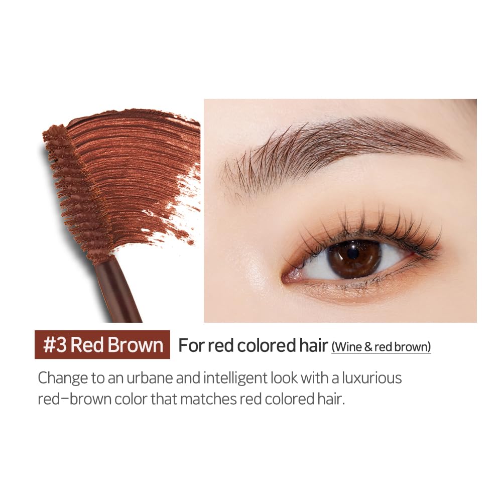 Foto 2 | Máscara De Cejas Etude Color My Brows Red Brown 4,5 Ml - Venta Internacional.
