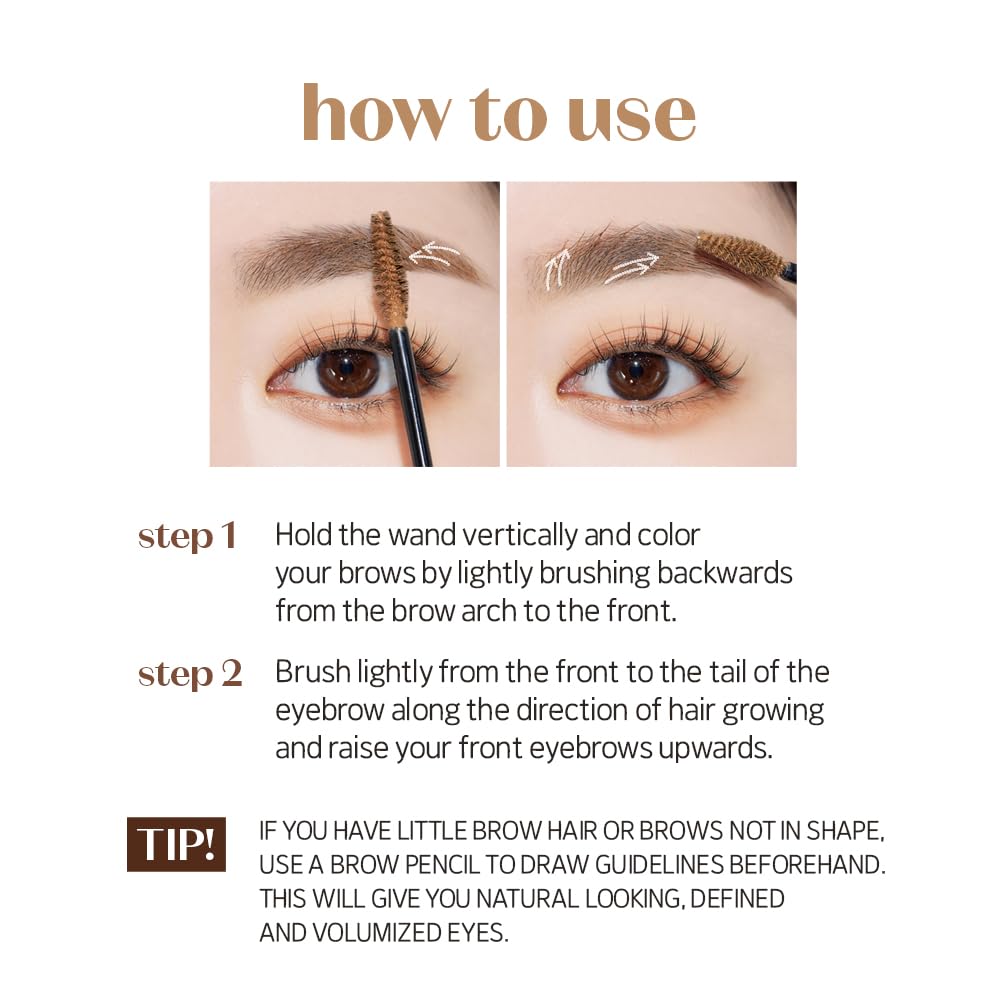 Foto 7 pulgar | Máscara De Cejas Etude Color My Brows Red Brown 4,5 Ml - Venta Internacional.