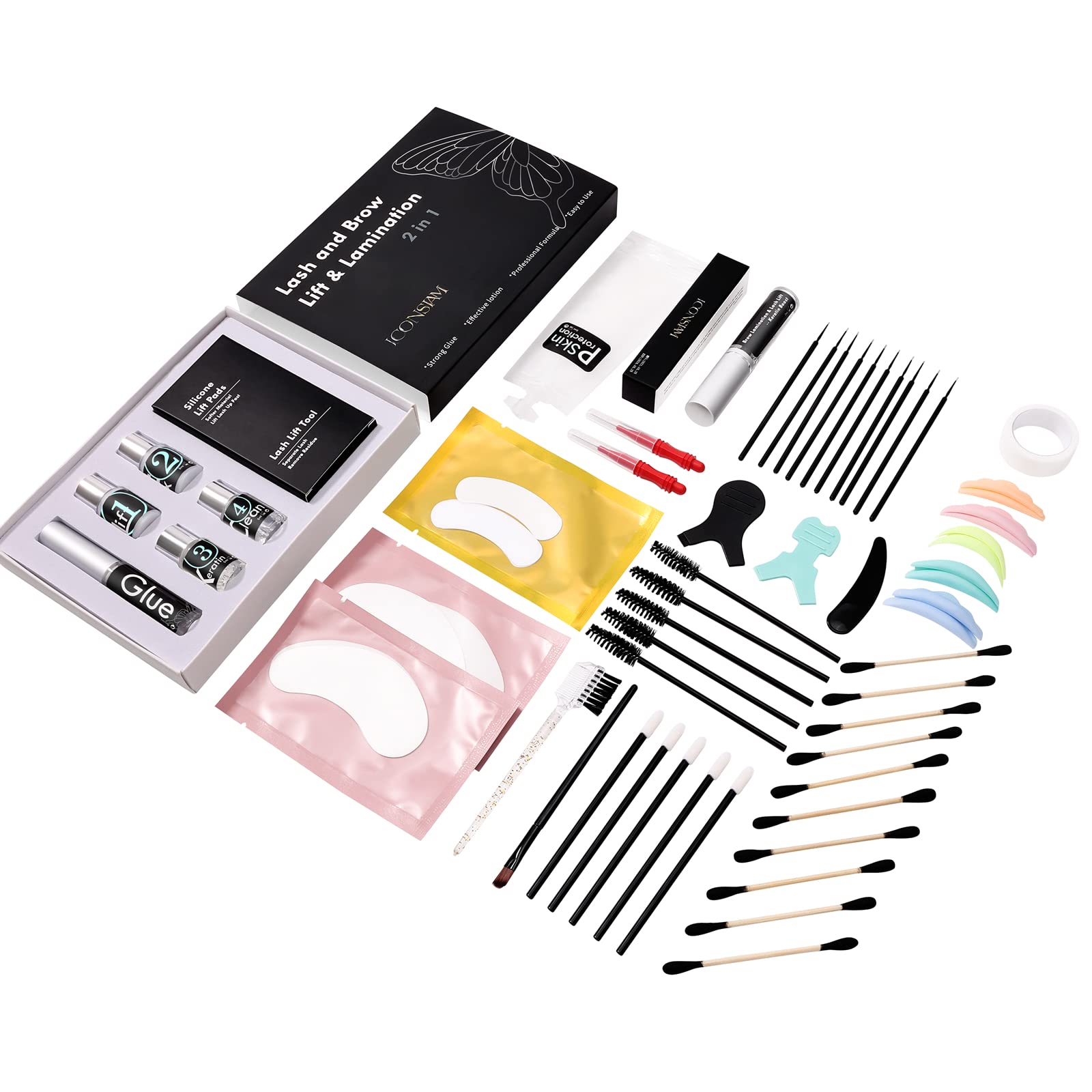 Foto 5 pulgar | Kit De Permanente De Pestañas Y Kit De Laminación De Cejas Liber Beauty - Venta Internacional.