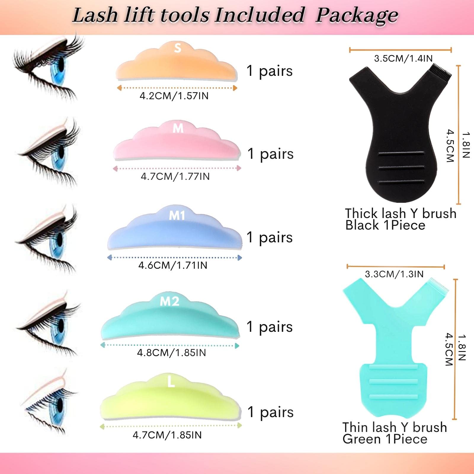 Foto 7 | Kit De Permanente De Pestañas Y Kit De Laminación De Cejas Liber Beauty - Venta Internacional.