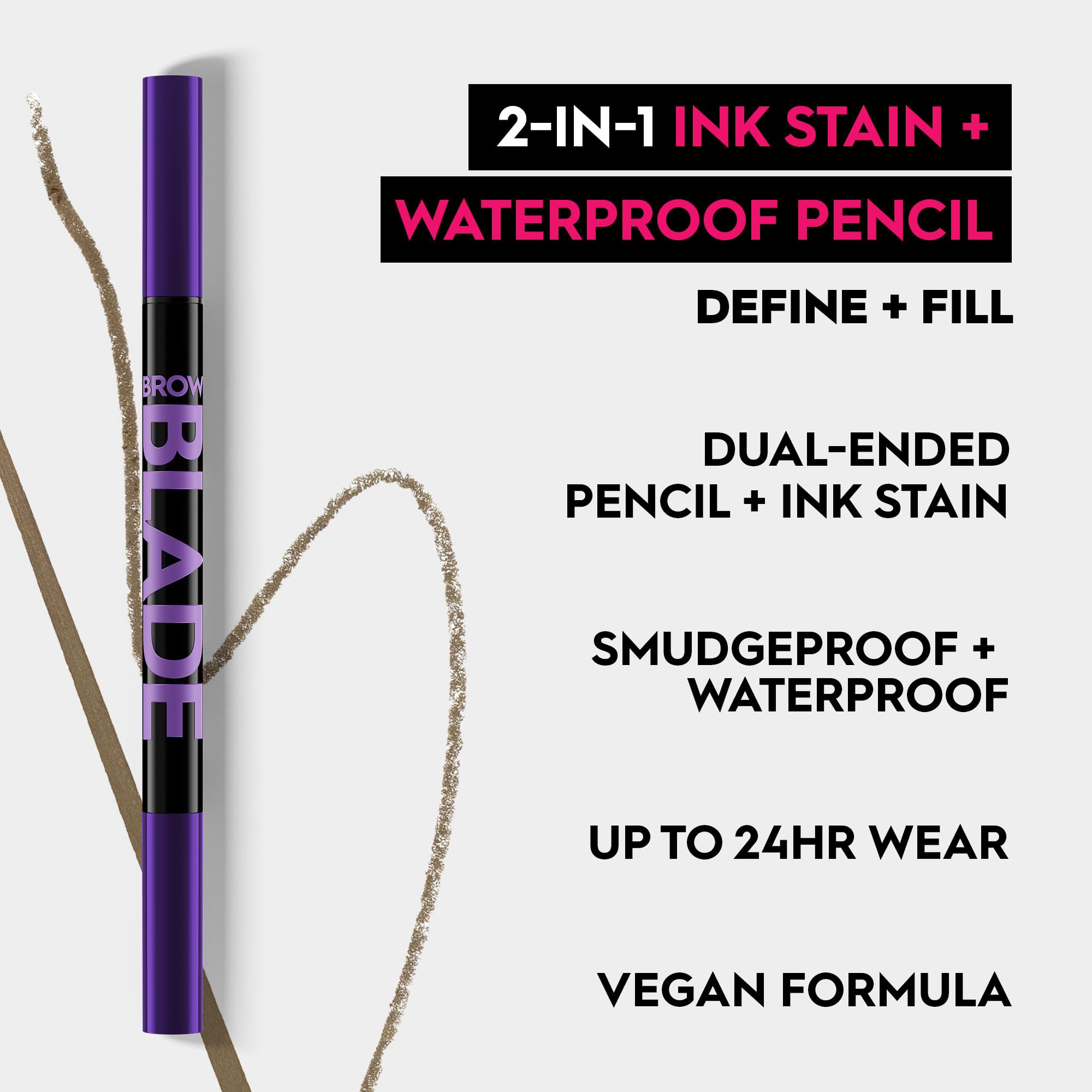 Foto 4 pulgar | Lápiz De Cejas Urban Decay Brow Blade Waterproof Taupe Trap - Venta Internacional.
