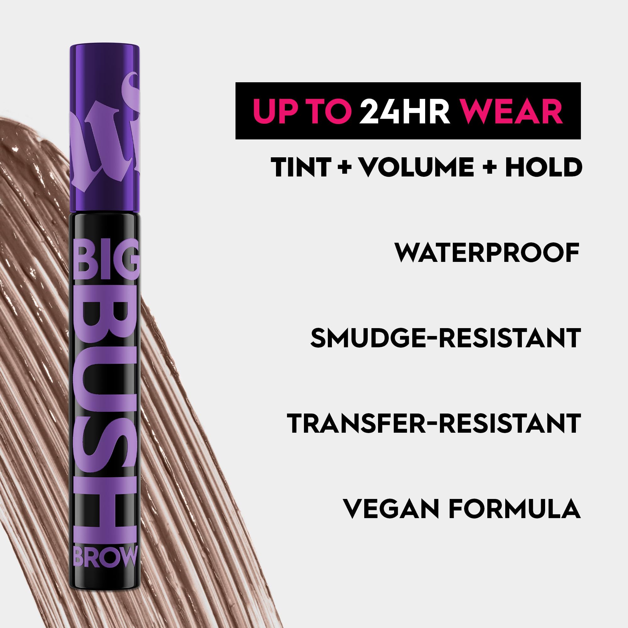 Foto 6 pulgar | Gel Para Cejas Urban Decay Big Bush, Voluminizador, Impermeable, Morena - Venta Internacional.