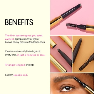 Foto 2 | Lápiz De Cejas Winky Lux Uni Brow De Doble Cara Resistente Al Agua - Venta Internacional.
