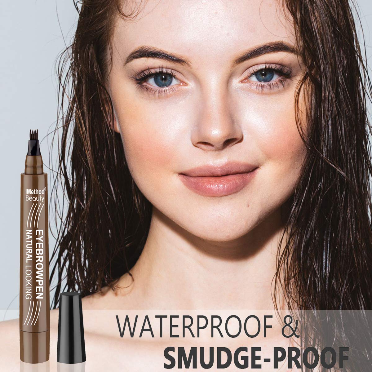 Foto 5 | Lápiz Para Cejas Imethod Upgrade Tattoo, Resistente Al Agua, Color Marrón Oscuro - Venta Internacional.