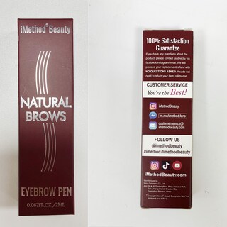 Foto 6 | Lápiz Para Cejas Imethod Upgrade Tattoo, Resistente Al Agua, Color Marrón Rojizo - Venta Internacional.