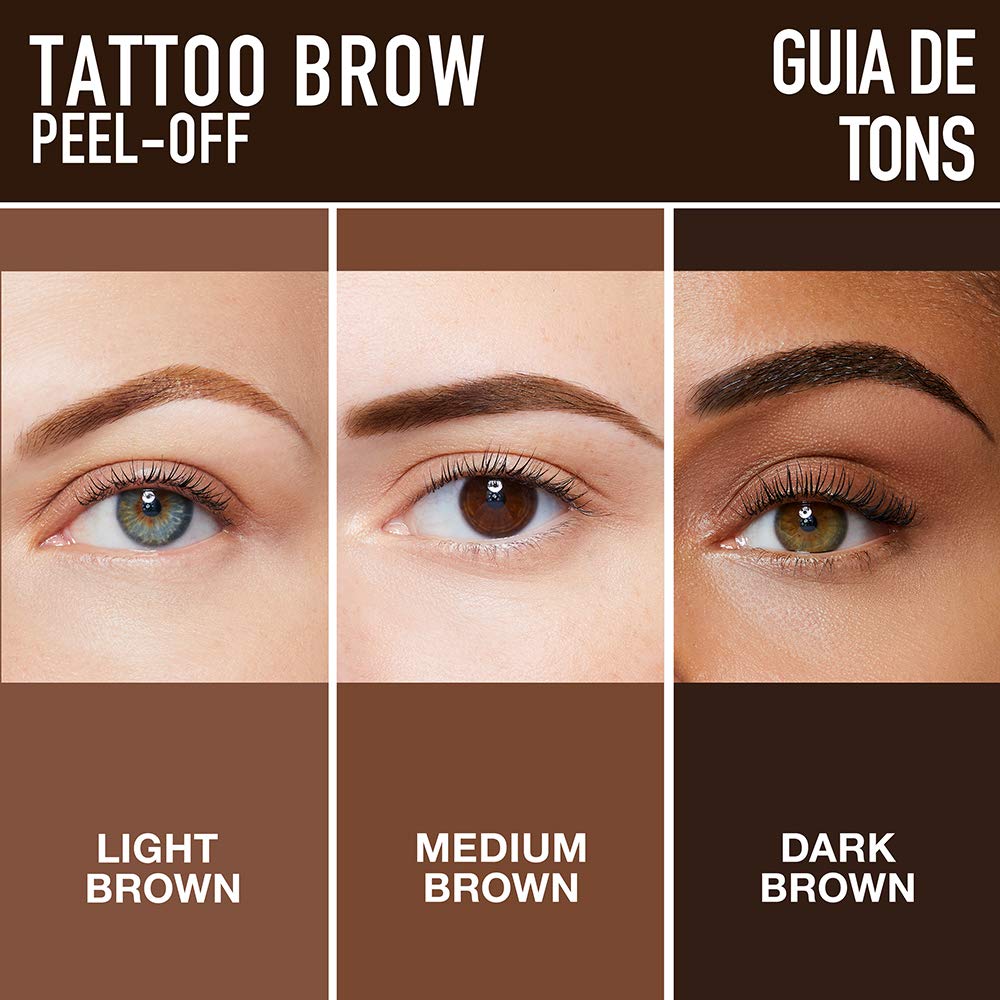Foto 8 pulgar | Tinte Duradero Para Tatuajes Para Cejas Maybelline, Marrón Oscuro, 4,9 Ml - Venta Internacional.