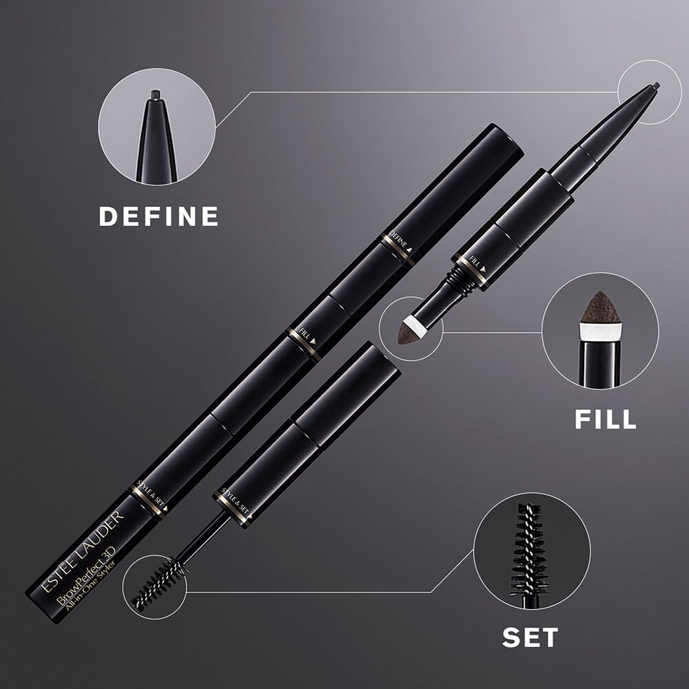 Foto 3 pulgar | Estilizador De Cejas Estée Lauder Browperfect 3d All-in-one Black - Venta Internacional.