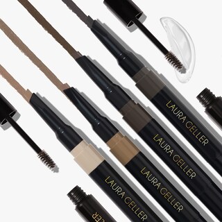 Foto 7 | Lápiz Y Gel Para Cejas Laura Geller New York Sculpt-n-stay Black - Venta Internacional.