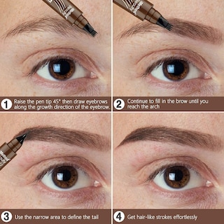 Foto 6 | Lápiz Para Cejas Imethod Upgrade Tattoo, Resistente Al Agua, Color Marrón Claro - Venta Internacional.