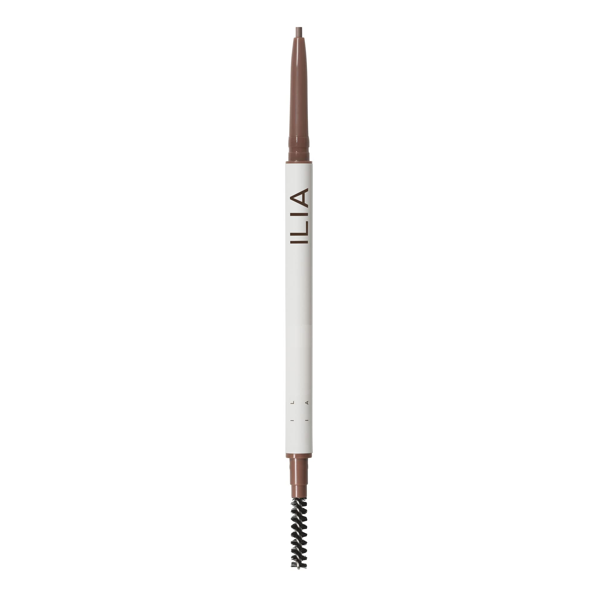 Lápiz De Cejas Ilia En Micropunta Completa, No Tóxico, Vegano, Color Topo - Venta Internacional.