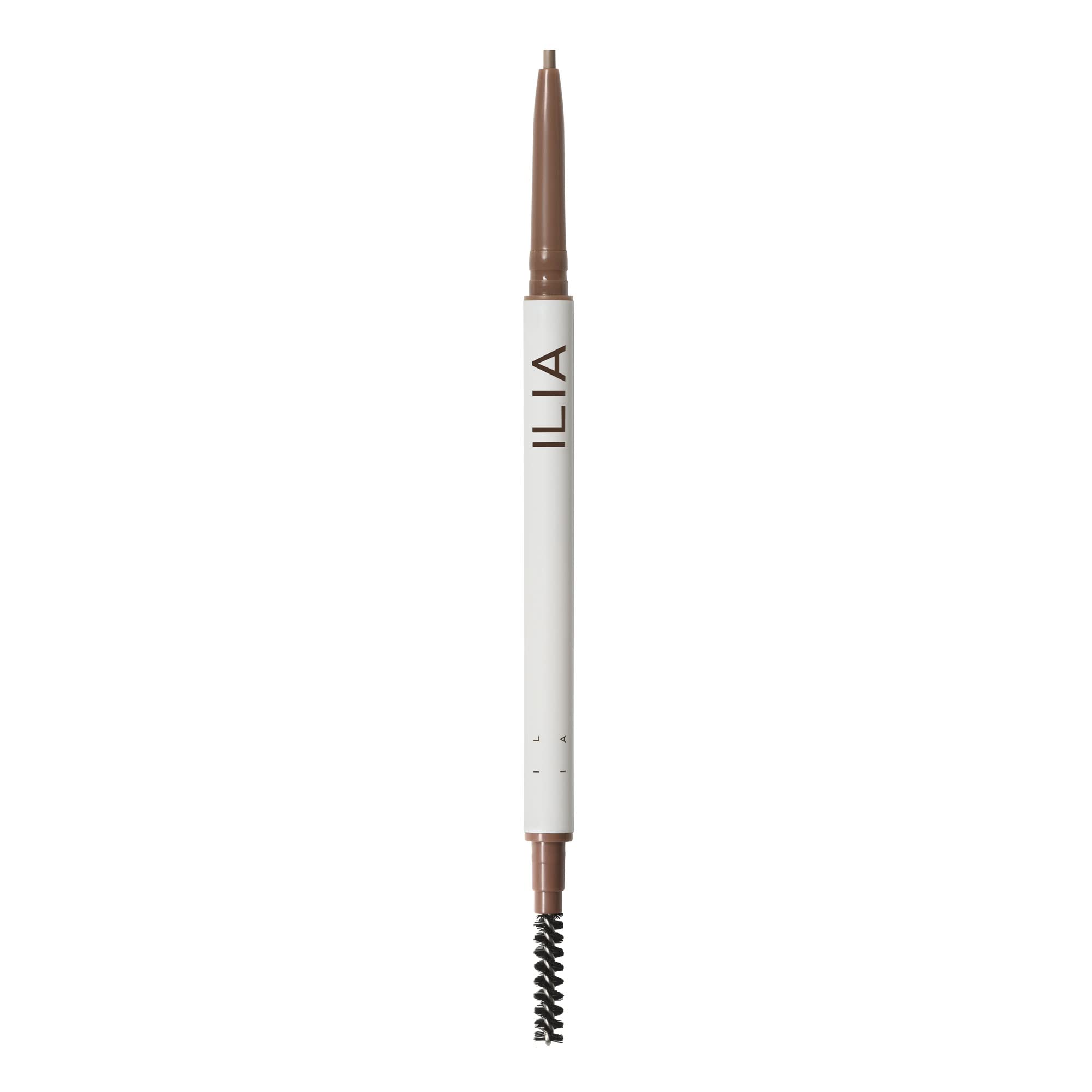 Lápiz De Cejas Ilia En Micropunta Completa, No Tóxico, Vegano, Rubio Oscuro - Venta Internacional.