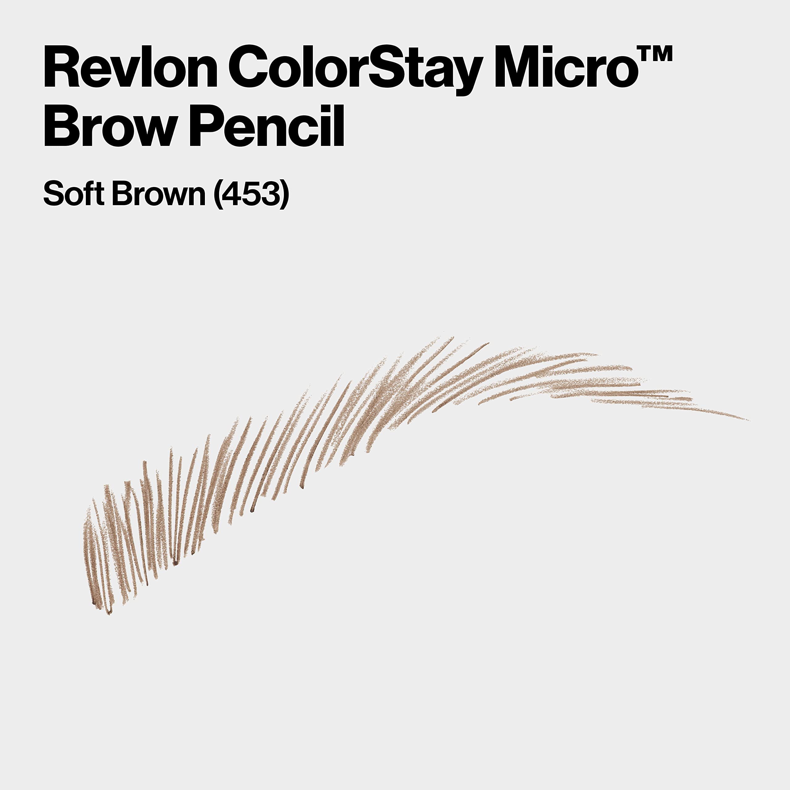 Foto 3 pulgar | Lápiz De Cejas Revlon Colorstay Micro W/ Spoolie 453 Soft Brown - Venta Internacional.