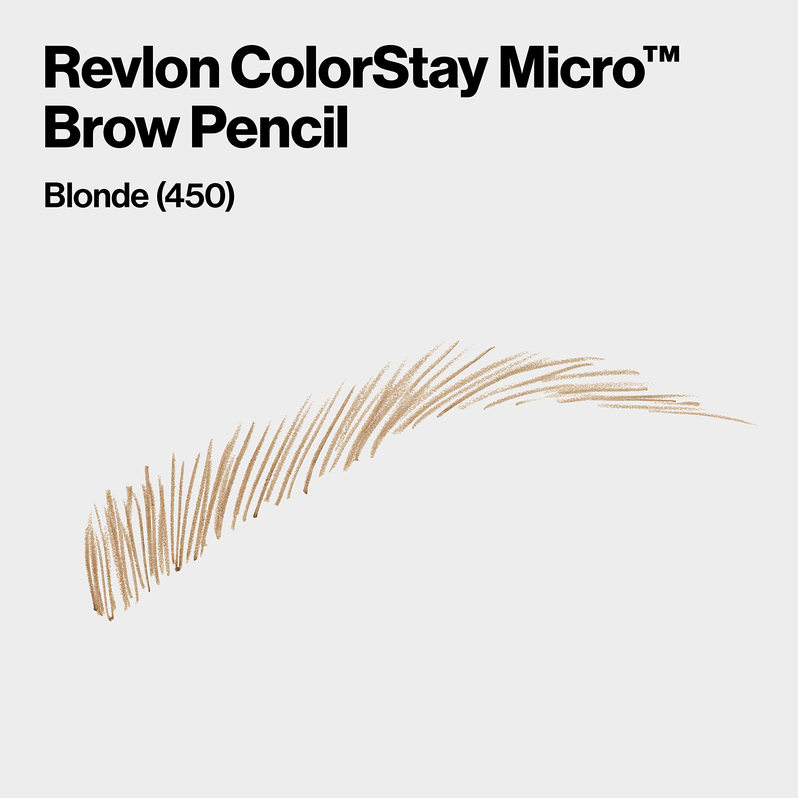 Foto 2 | Lápiz De Cejas Revlon Colorstay Micro W/ Spoolie 450 Blonde - Venta Internacional.